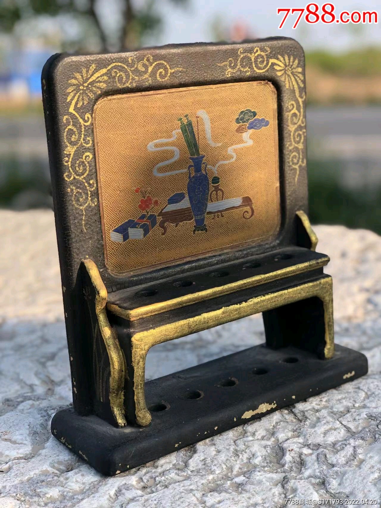 清代书房毛笔架