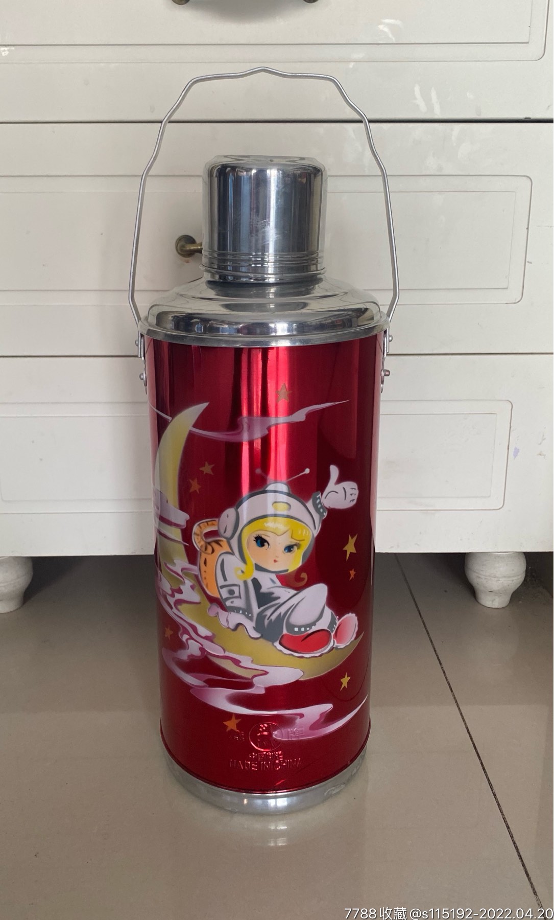 八十年代鹿牌大号热水瓶