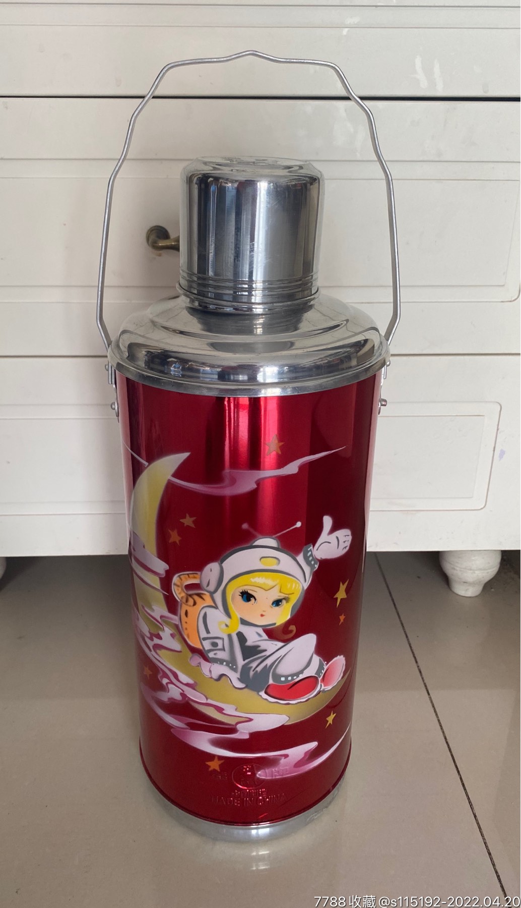 八十年代鹿牌大号热水瓶