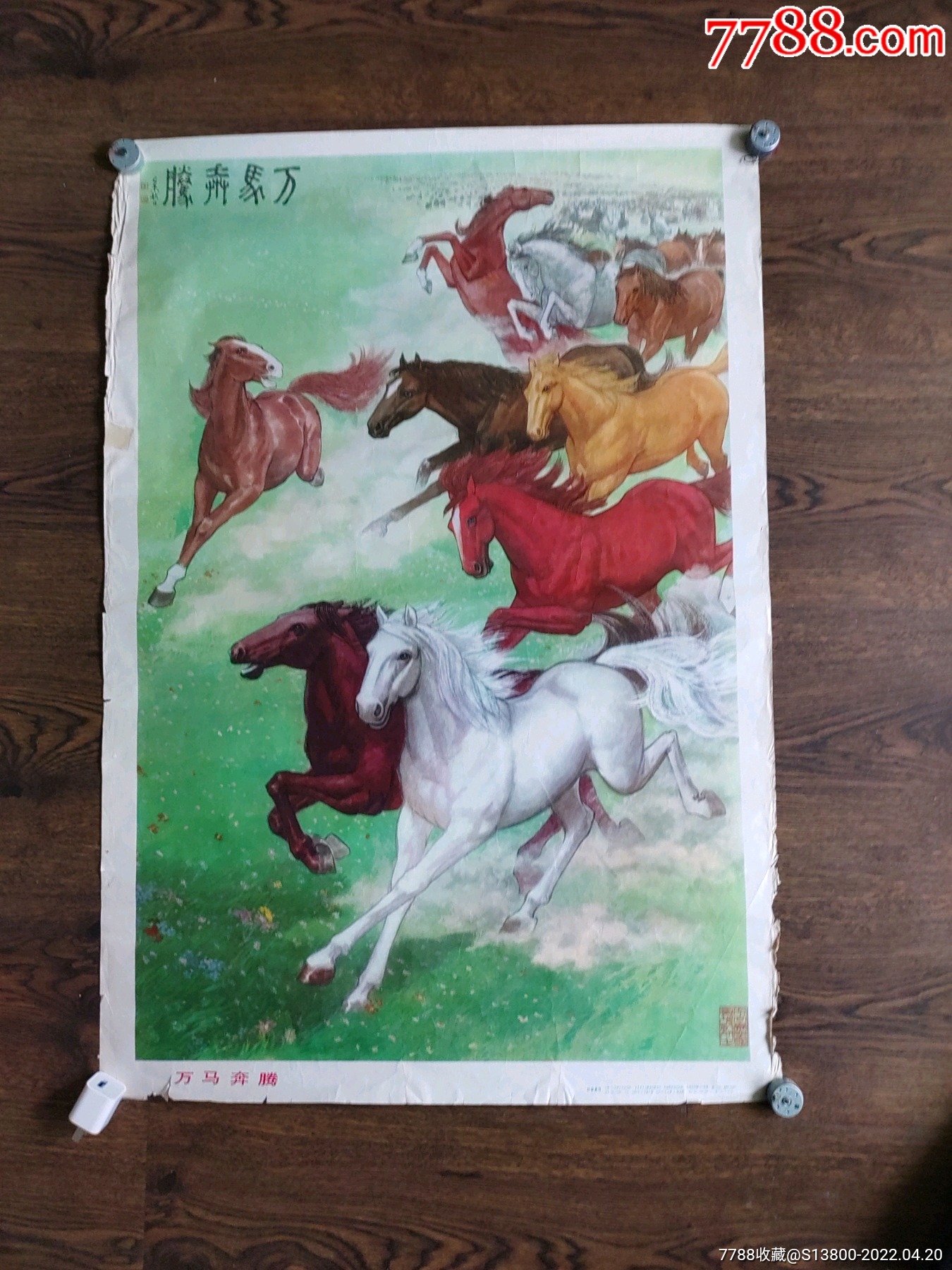 万马奔腾-价格:38元-se86637216-年画/宣传画-零售-7788收藏__收藏