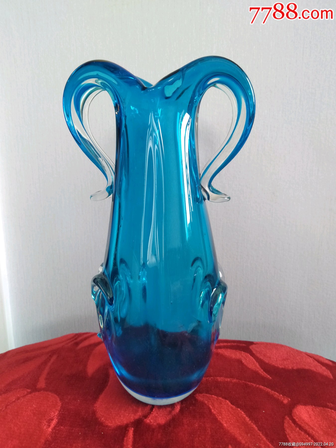 老玻璃花瓶_价格50元_第1张_7788收藏__收藏热线