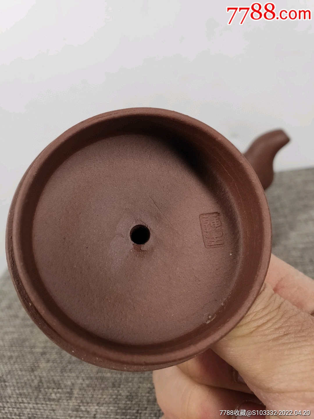 民间收到民藏杨彭年彭年底款老紫砂壶一把保存完整收藏的佳品