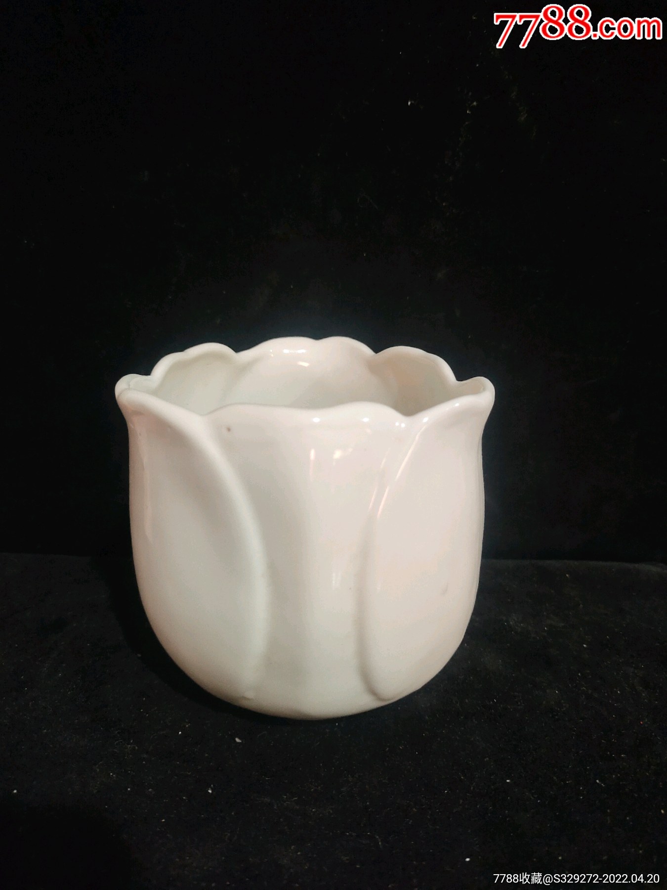 创汇时期白瓷花型笔筒,花盆_价格20元_第1张_7788商城__七七八八商品