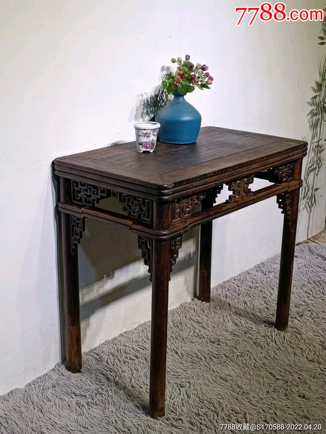 民俗老家具怀旧收藏摆设复古装饰尺寸94-5_木桌/几/案_第6张_7788画册