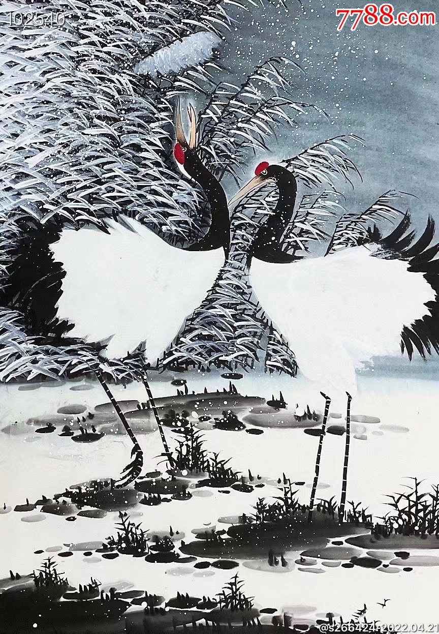 李钦平瑞雪祥鹤