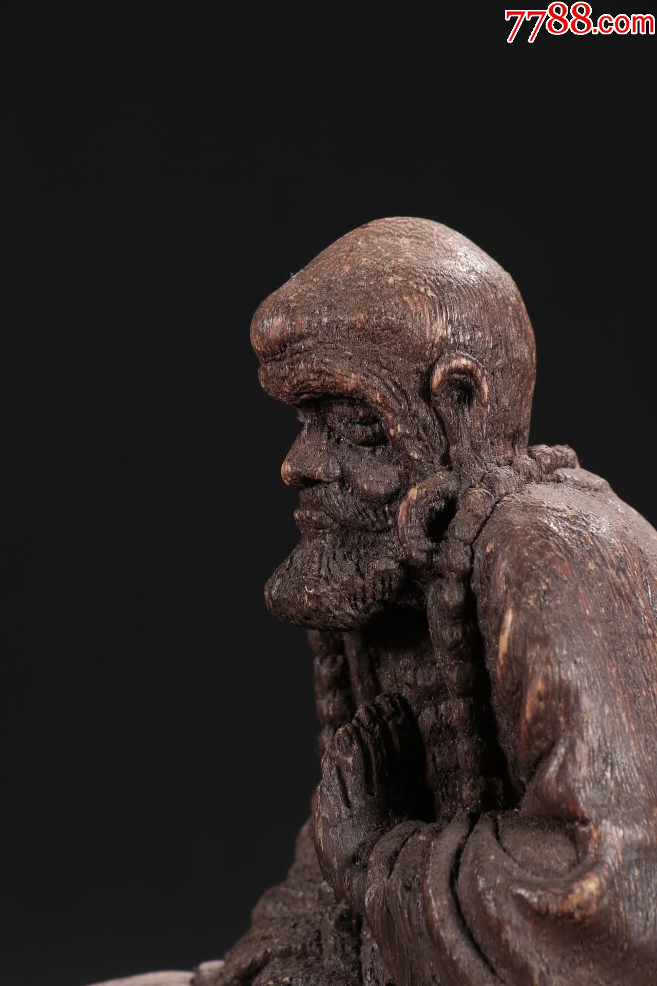 沉香木雕达摩摆件_木佛像/人像_第2张_7788书籍