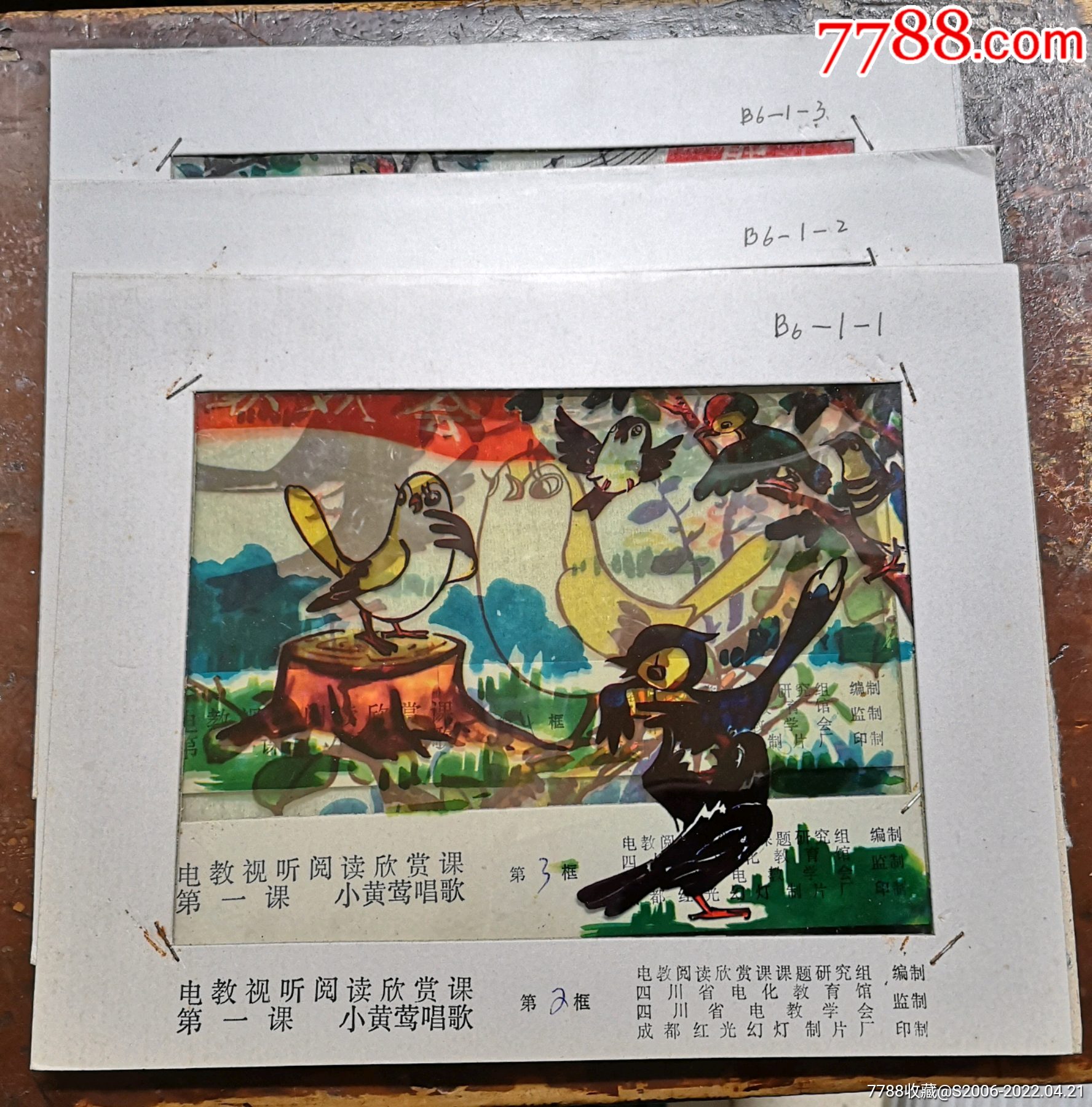 八九十年代幻灯片投影片股片