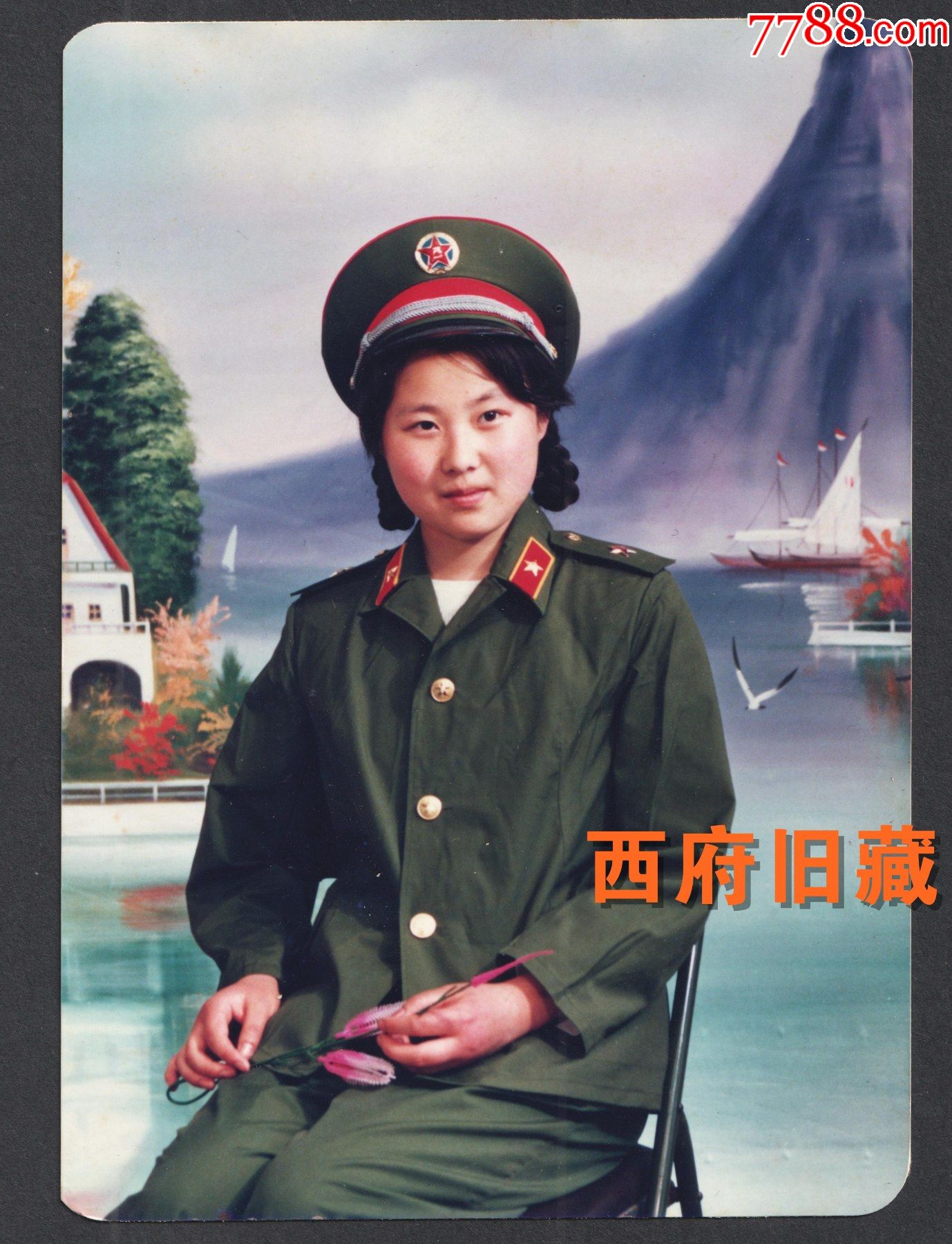 八十年代女军装照片图片