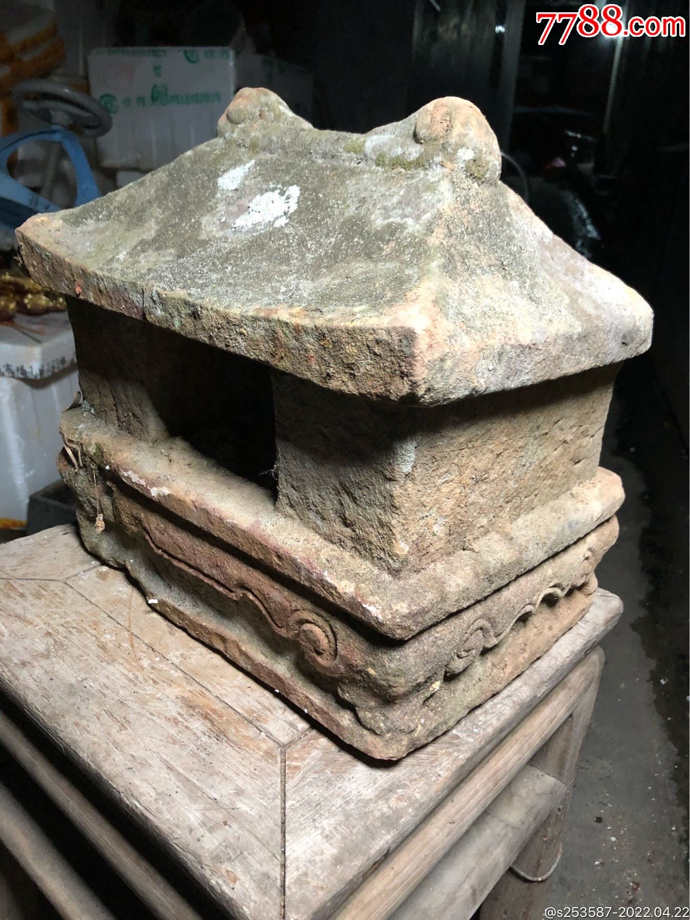 明代石雕佛龛工一流细节处理完美整石雕刻大气美观细节