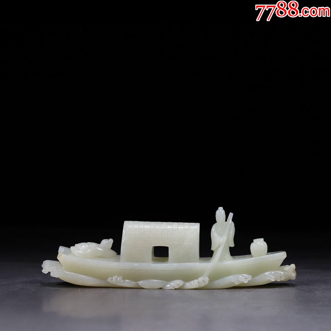和田玉船_价格12000元_第1张_7788收藏__收藏热线