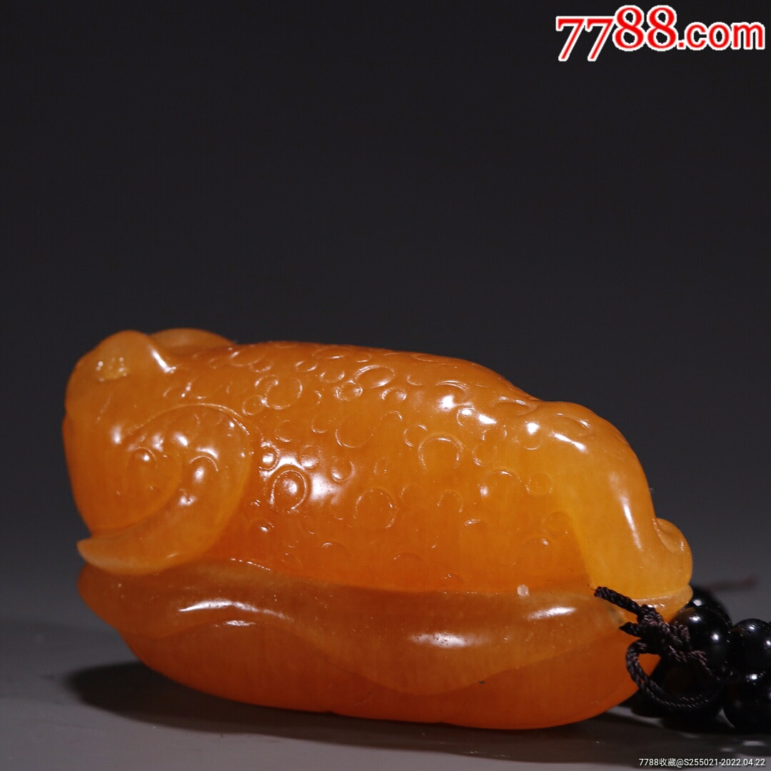 田黄冻石莲叶蛙把件a21s8f