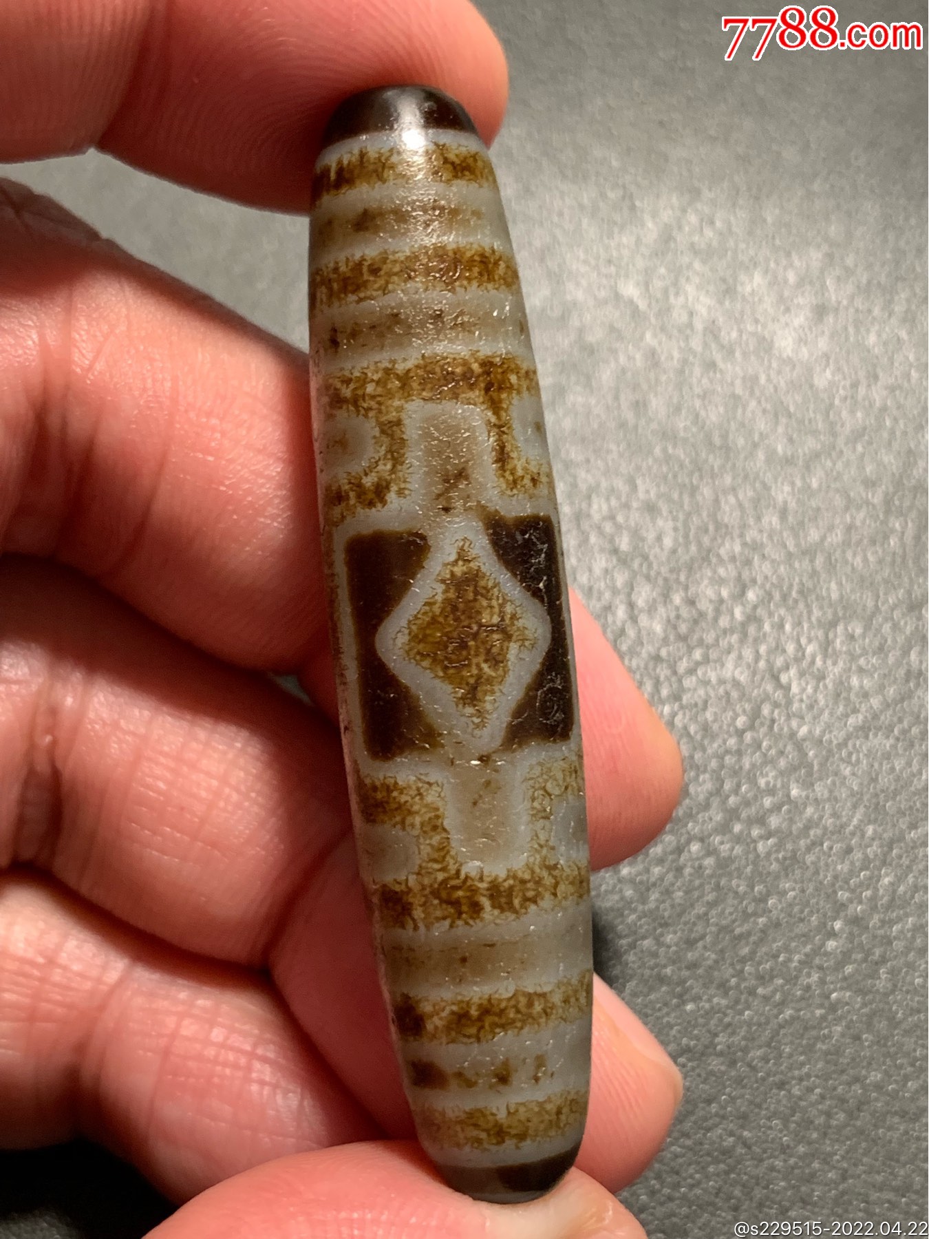 藏传坛城双星大天珠575128毫米