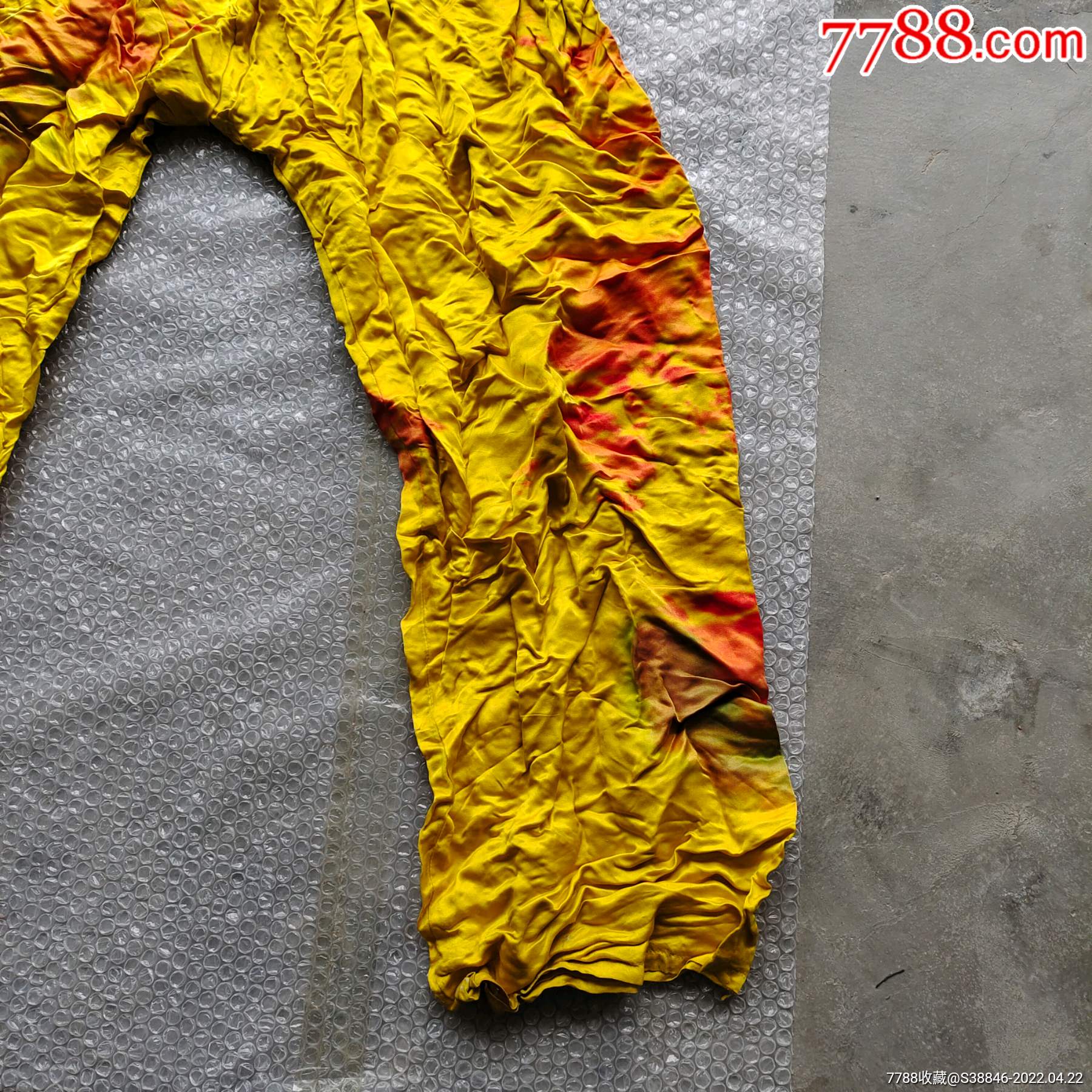 民国时期真丝绸缎戏服裤子大裤裆裤子