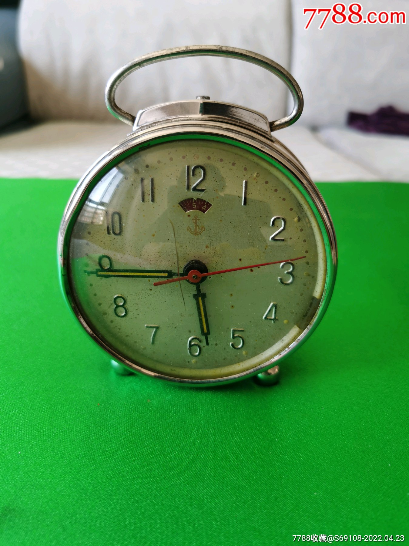 60年代铁锚牌马蹄表钟