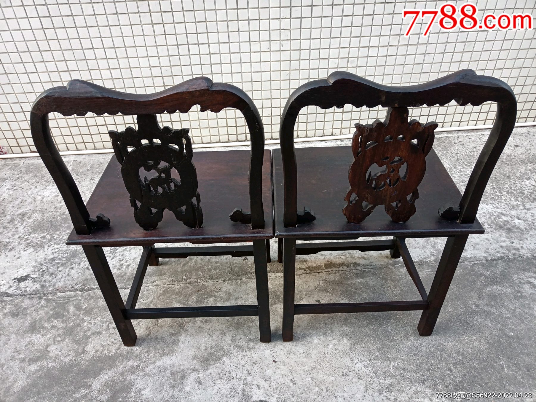 铁力木靠背椅2张980包邮-价格:980元-se86689714-木椅/凳-零售-7788