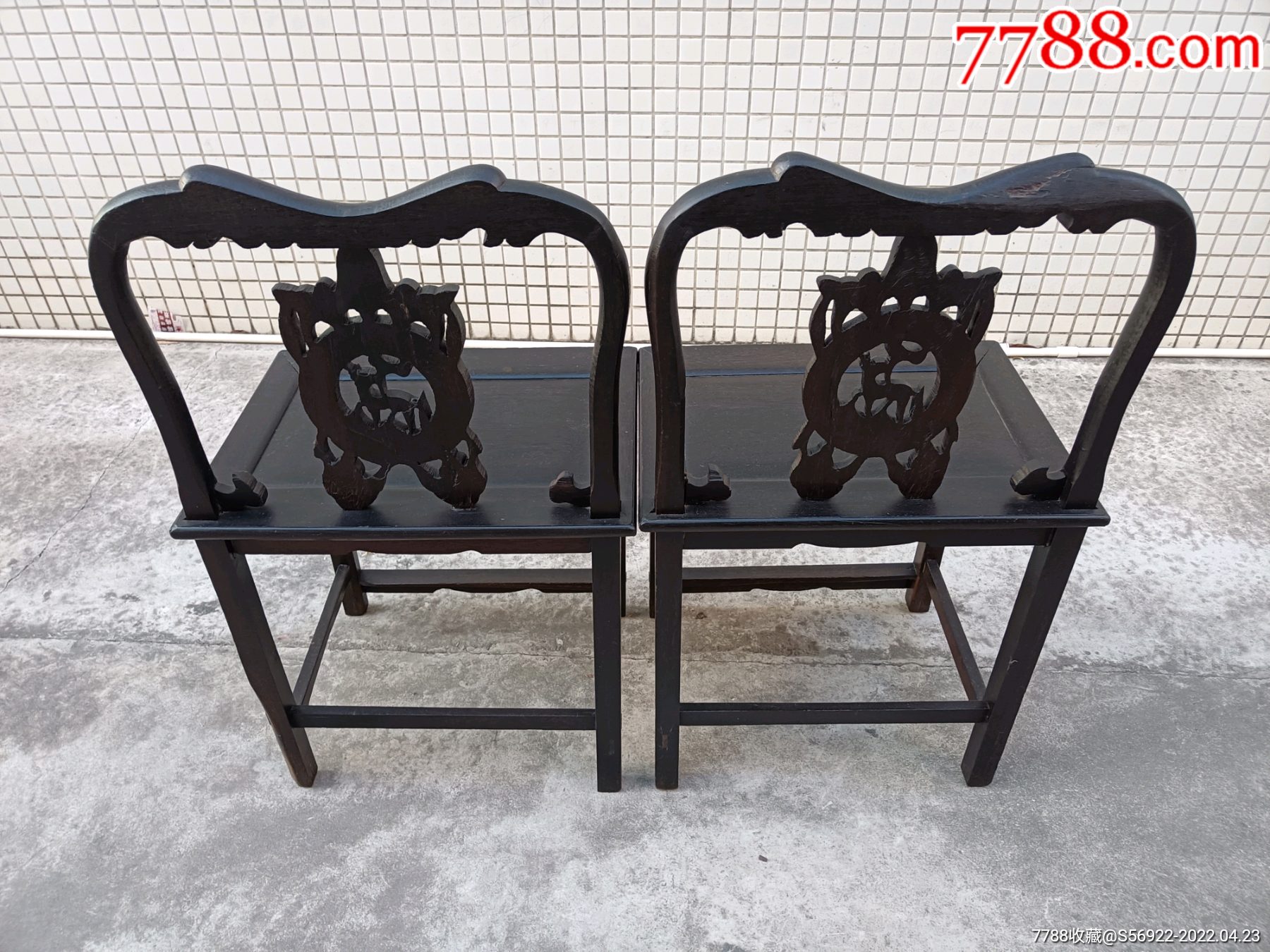 铁力木靠背椅2张980包邮-价格:980元-se86689848-木椅/凳-零售-7788