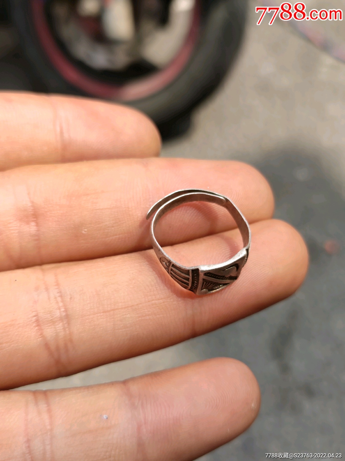 民国包恒泰银号款银戒指