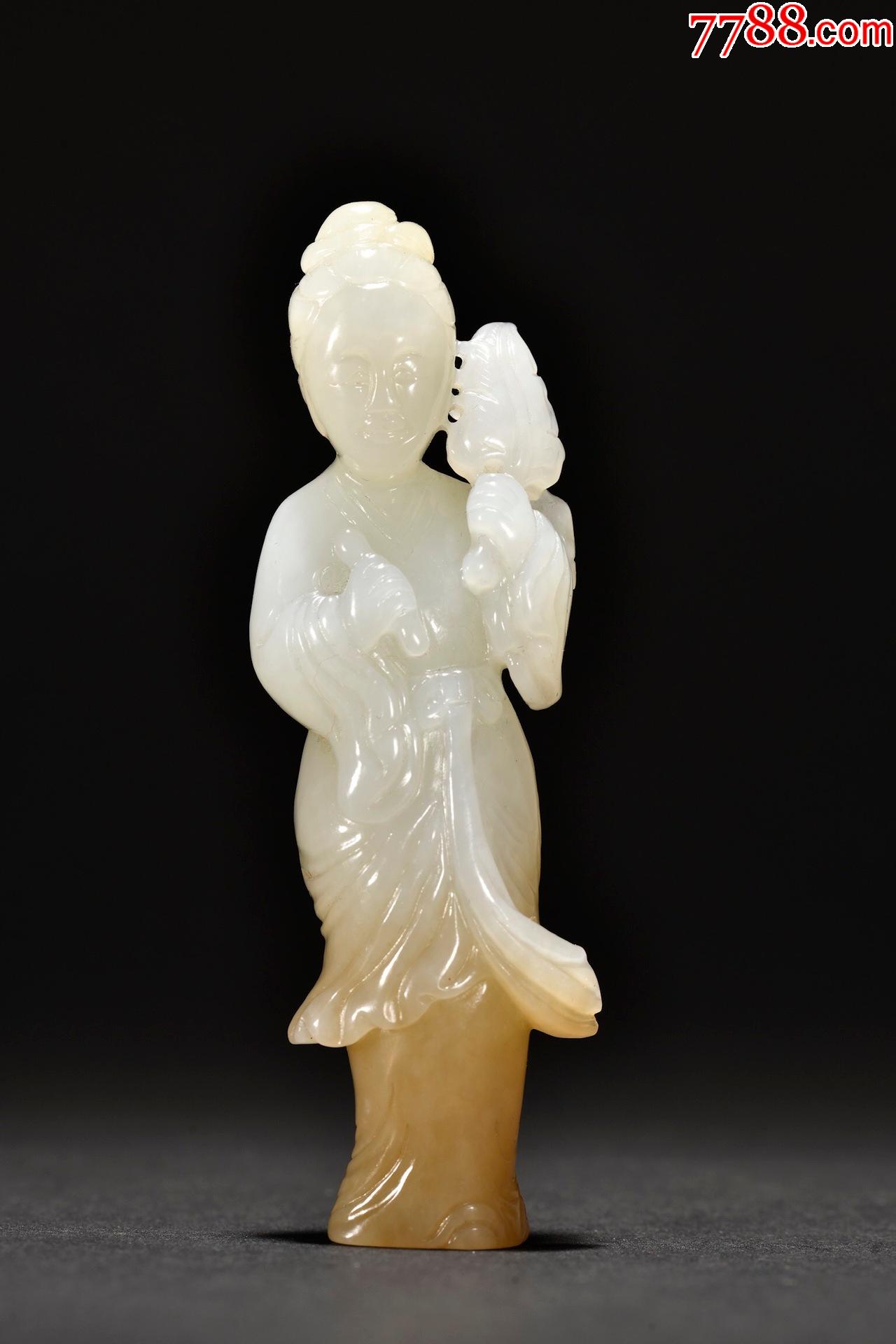 和田玉玉美人摆件