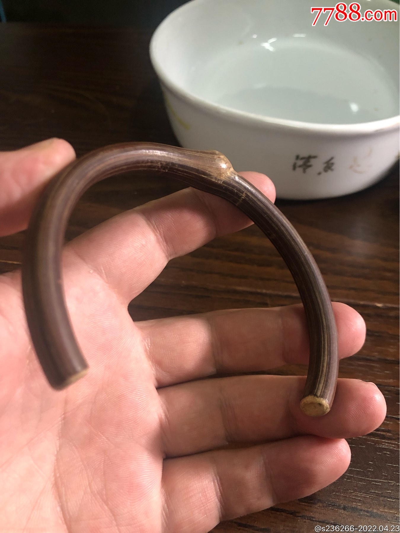 民国鸡血藤手镯