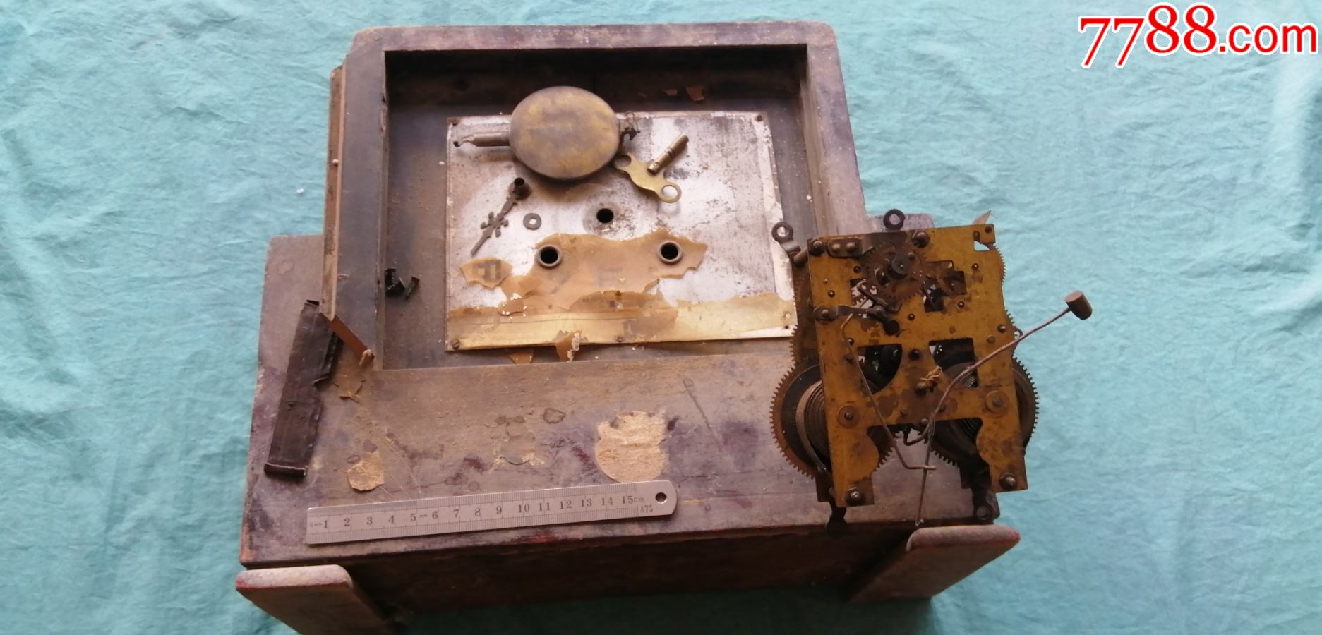 稀少的北洋座钟配件钟