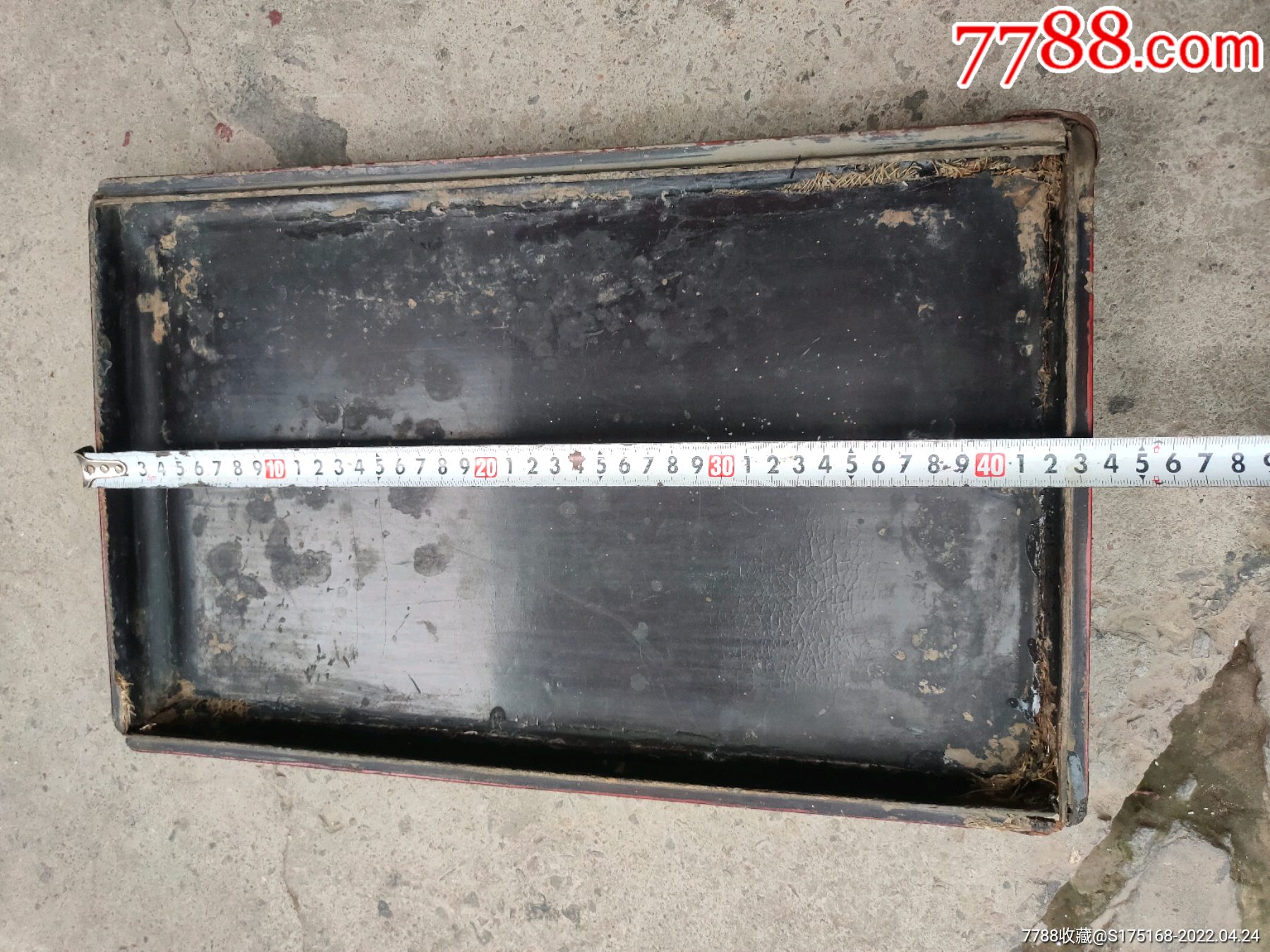 明代大漆描金拔丝披麻食盒