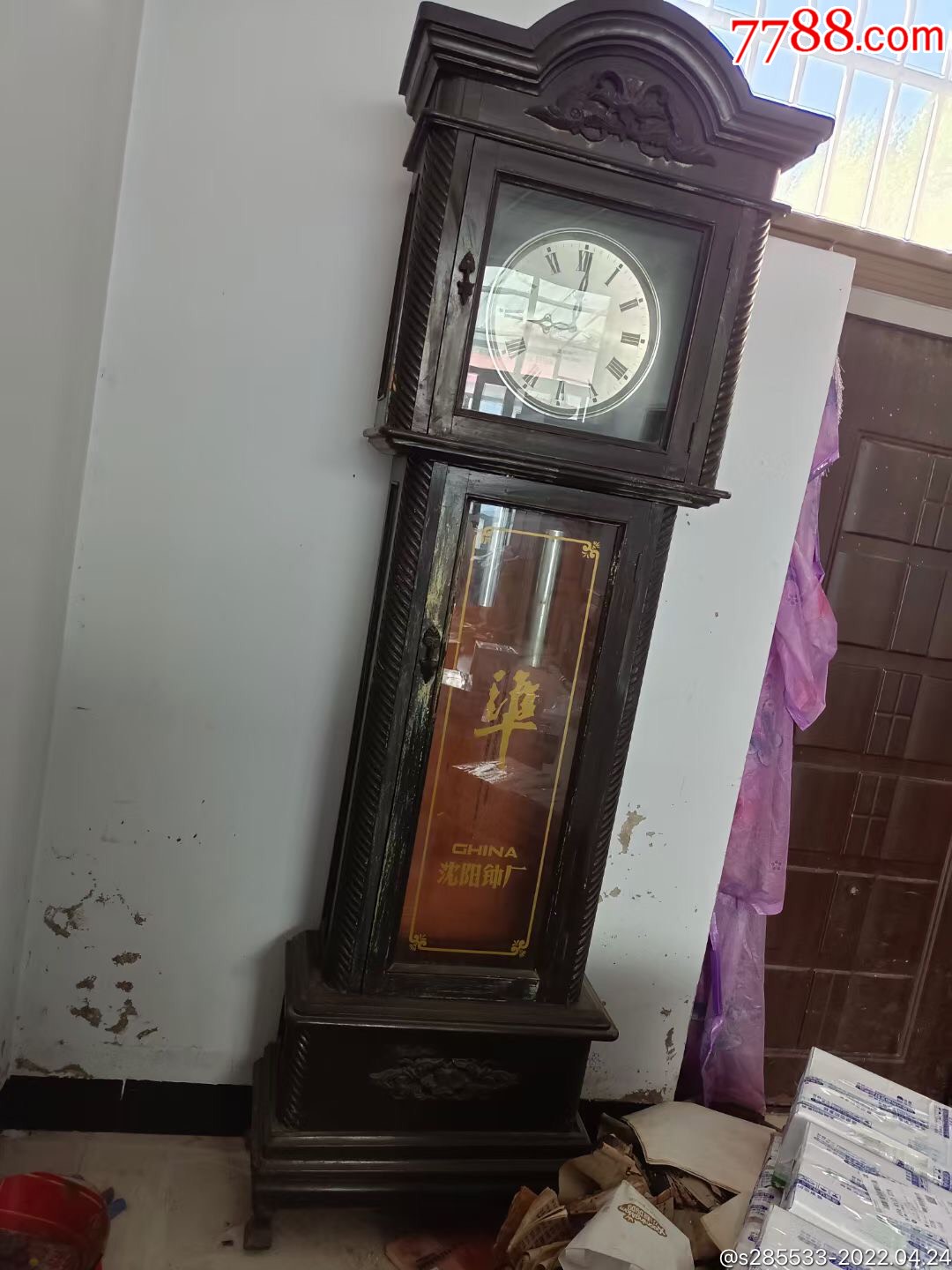 3米高的超大个落地座钟-座钟/落地钟-7788版画原作