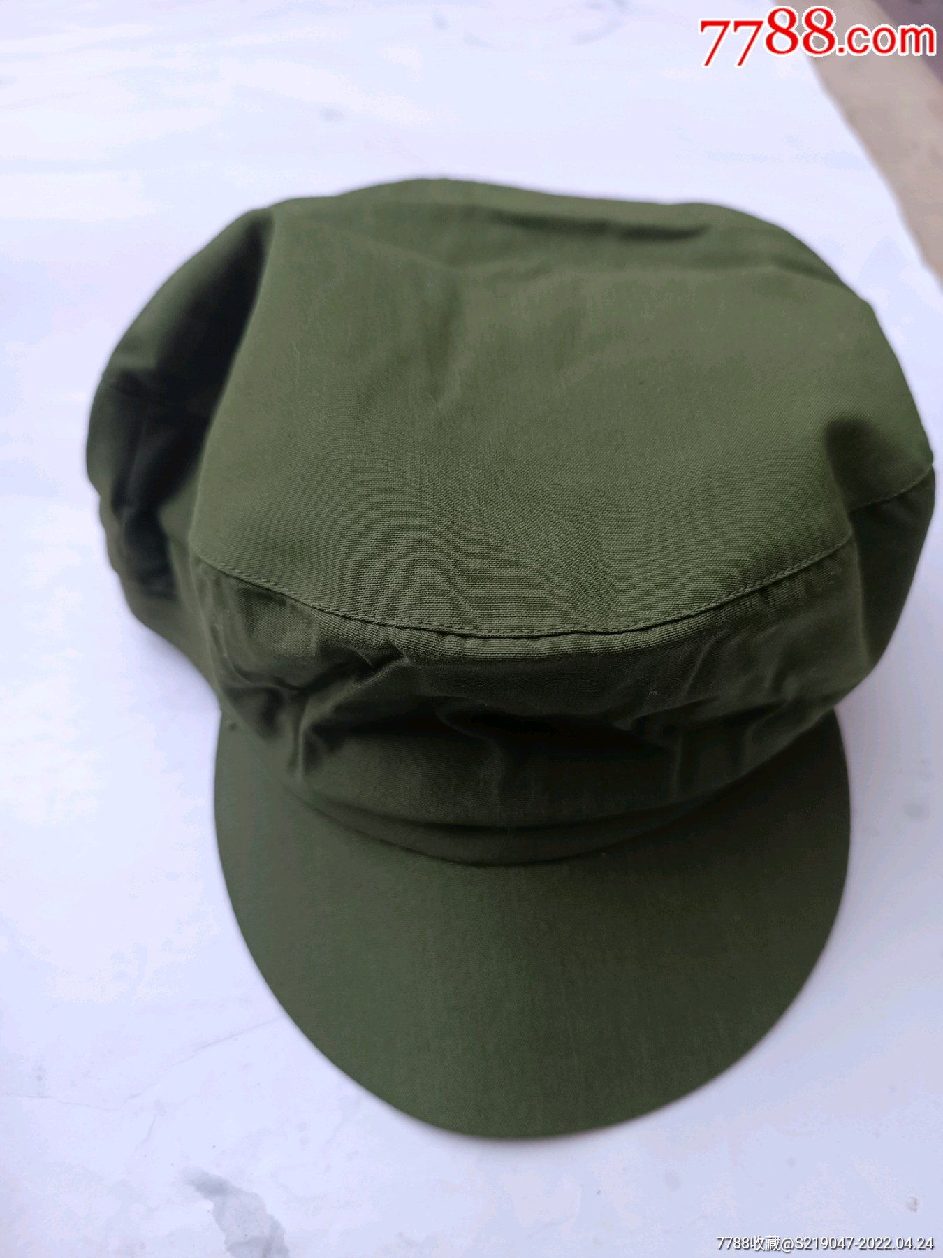 70年代军绿帽子_帽子_图片鉴赏_收藏价值_7788挂钟收藏