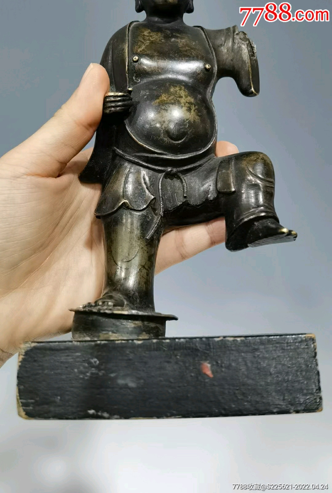 明代刘海戏金蟾_铜杂件_图片价格_收藏鉴定_7788钱币网