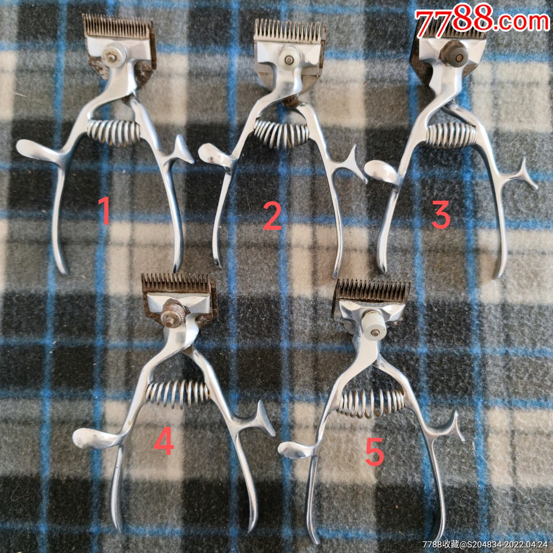 5品￥19999三尖牌推子8.5品￥19999老理发工具