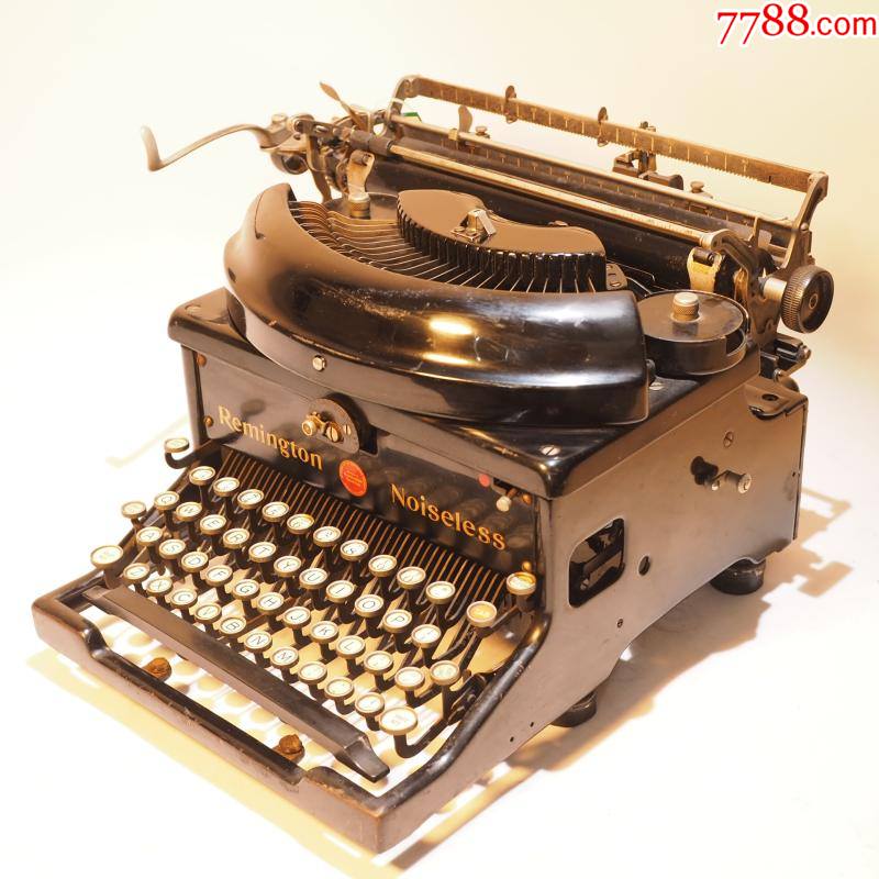 1931年古董雷明顿remington6静音机械英文打字机功能ok怀旧老物