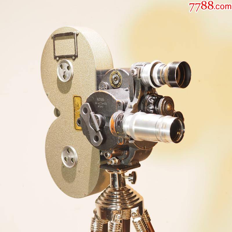 西洋古董苏联类贝尔eyemo35mm35毫米老式发条电影胶片摄影机kc50b