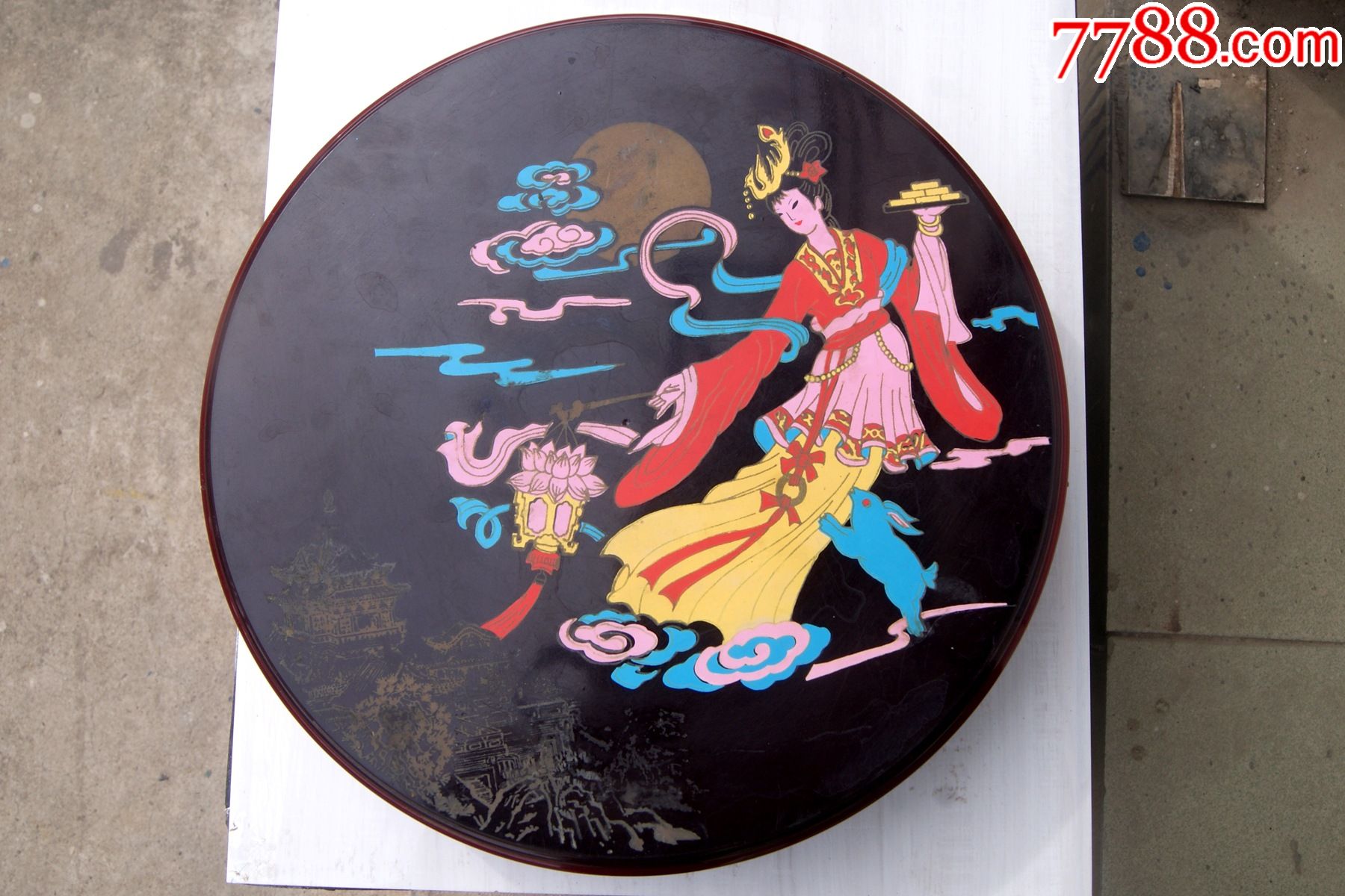 嫦娥奔月玉兔图案月饼盒