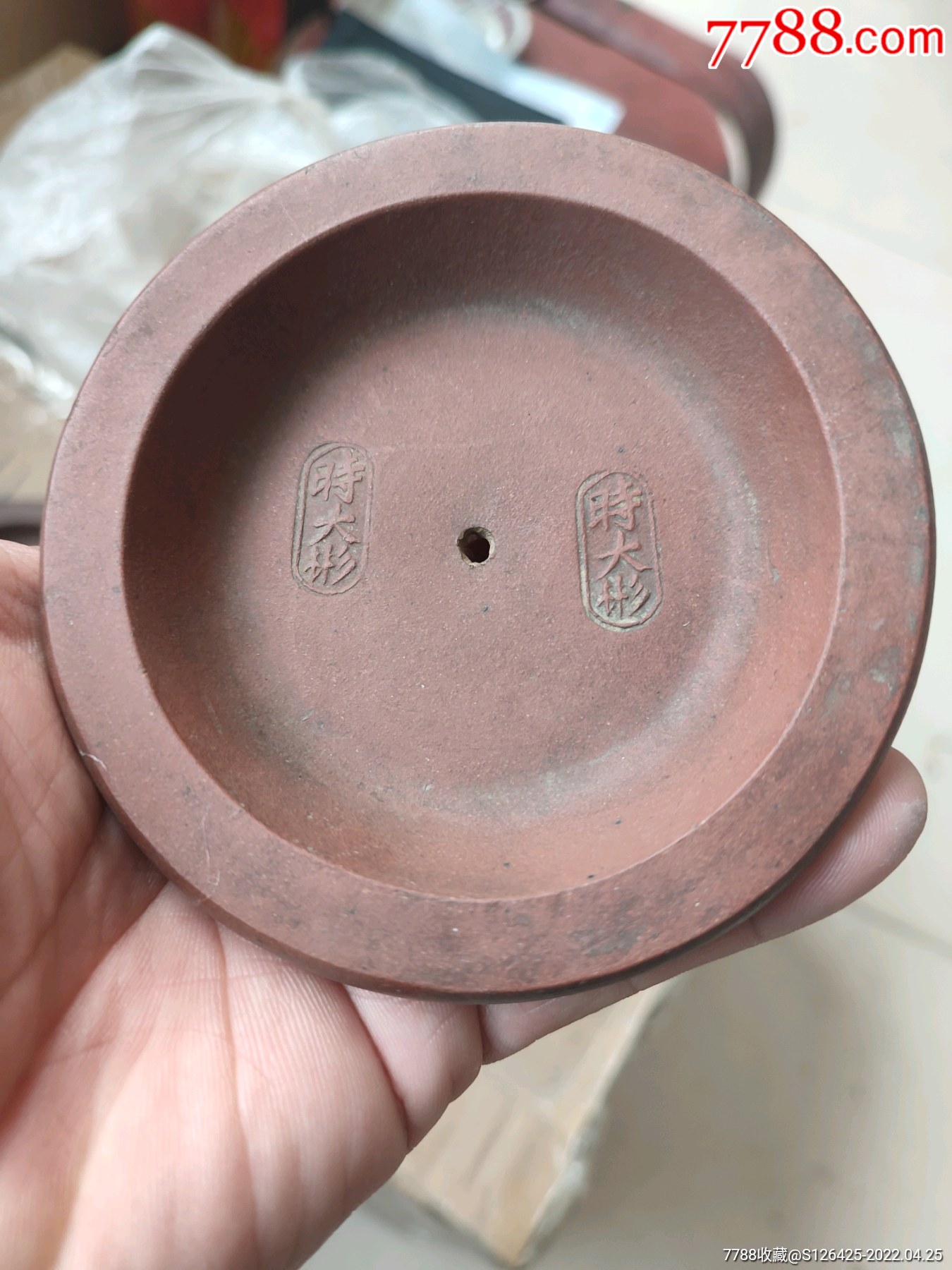 时大彬紫砂壶盖