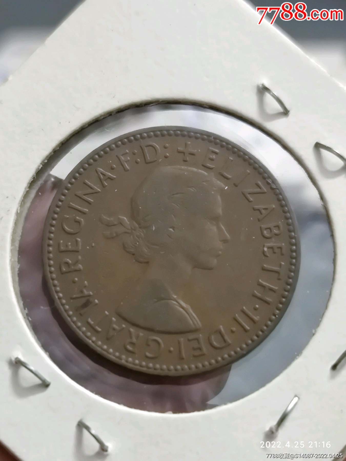 外币1958年英国铜币