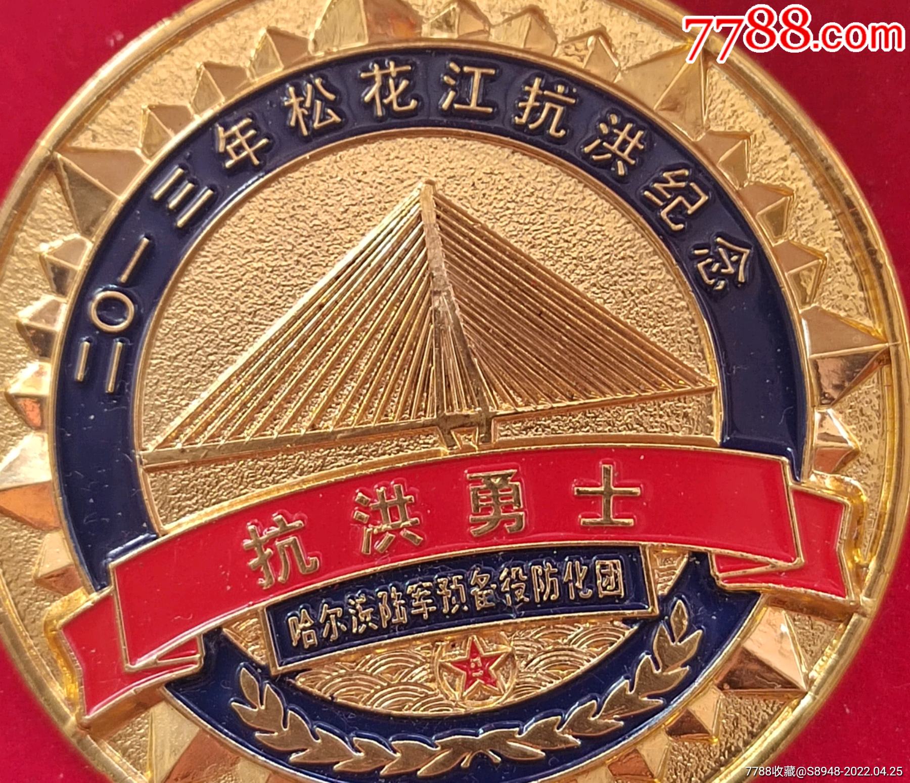抗洪纪念章抗洪勇士
