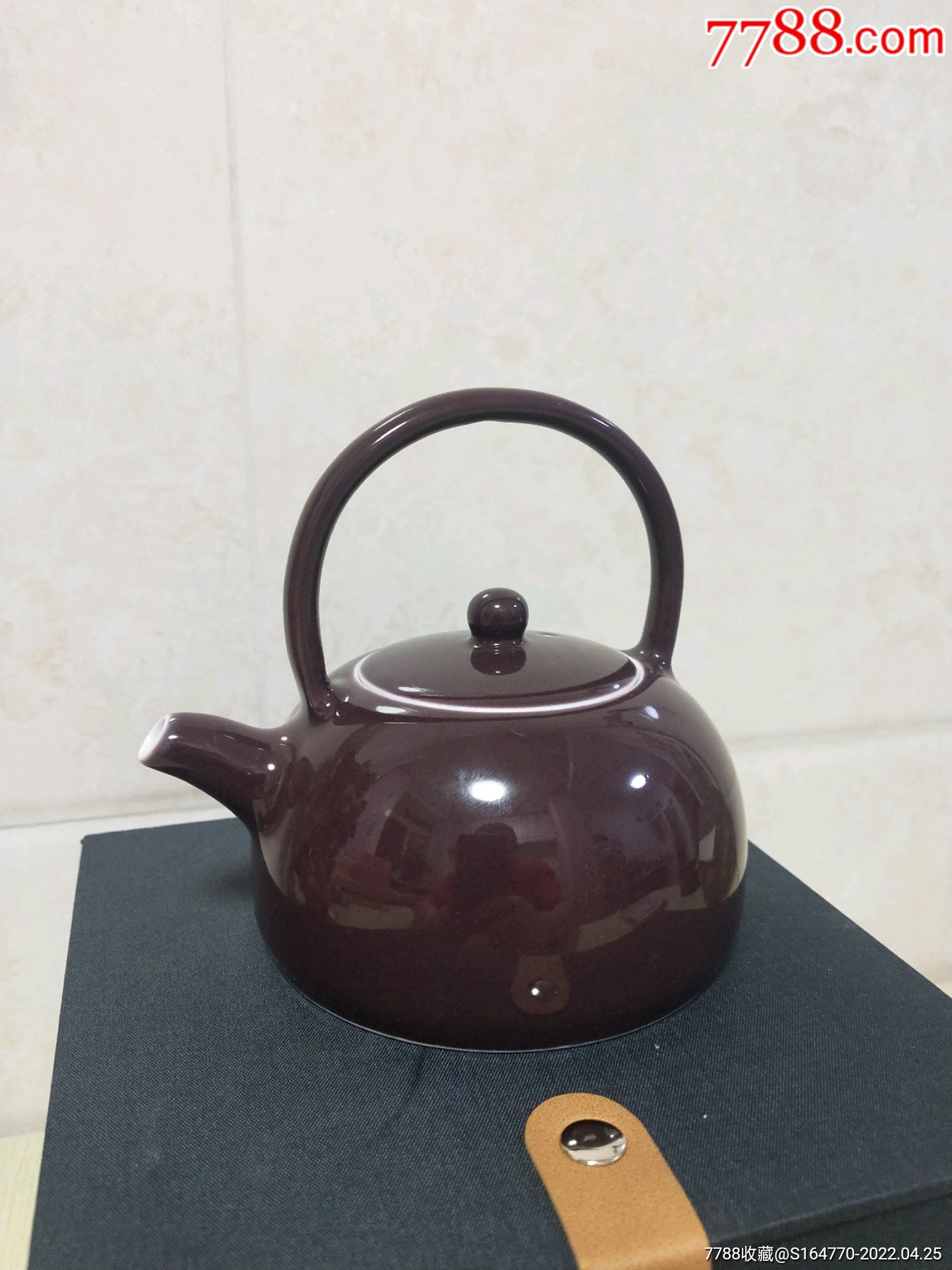 乐善堂余国华大师手工胎单色釉精品手壶一只全品保真泡茶把玩爱不释手