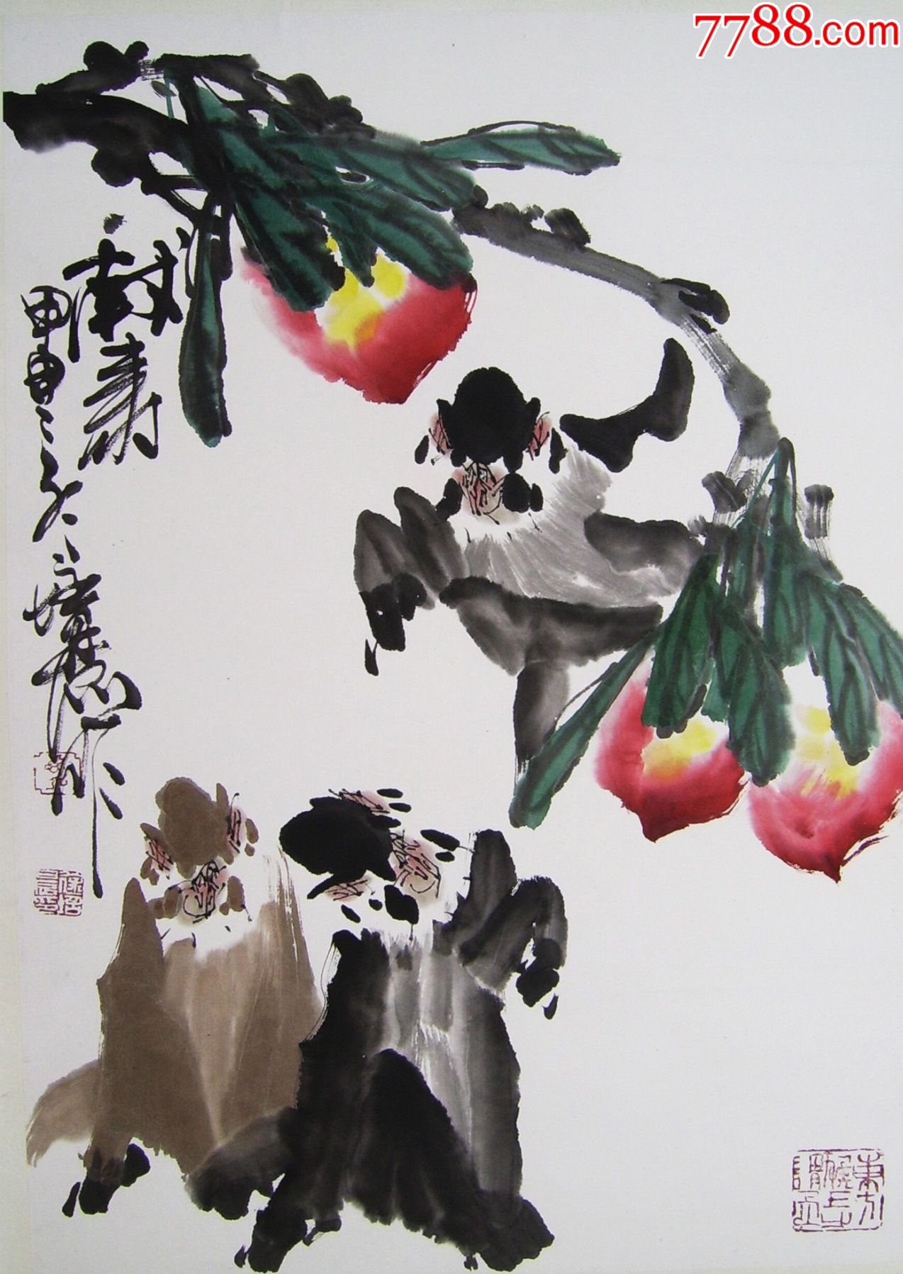 中国美术家协会会员徐培晨献寿己裱-价格:8800元-se86737254-花鸟国画