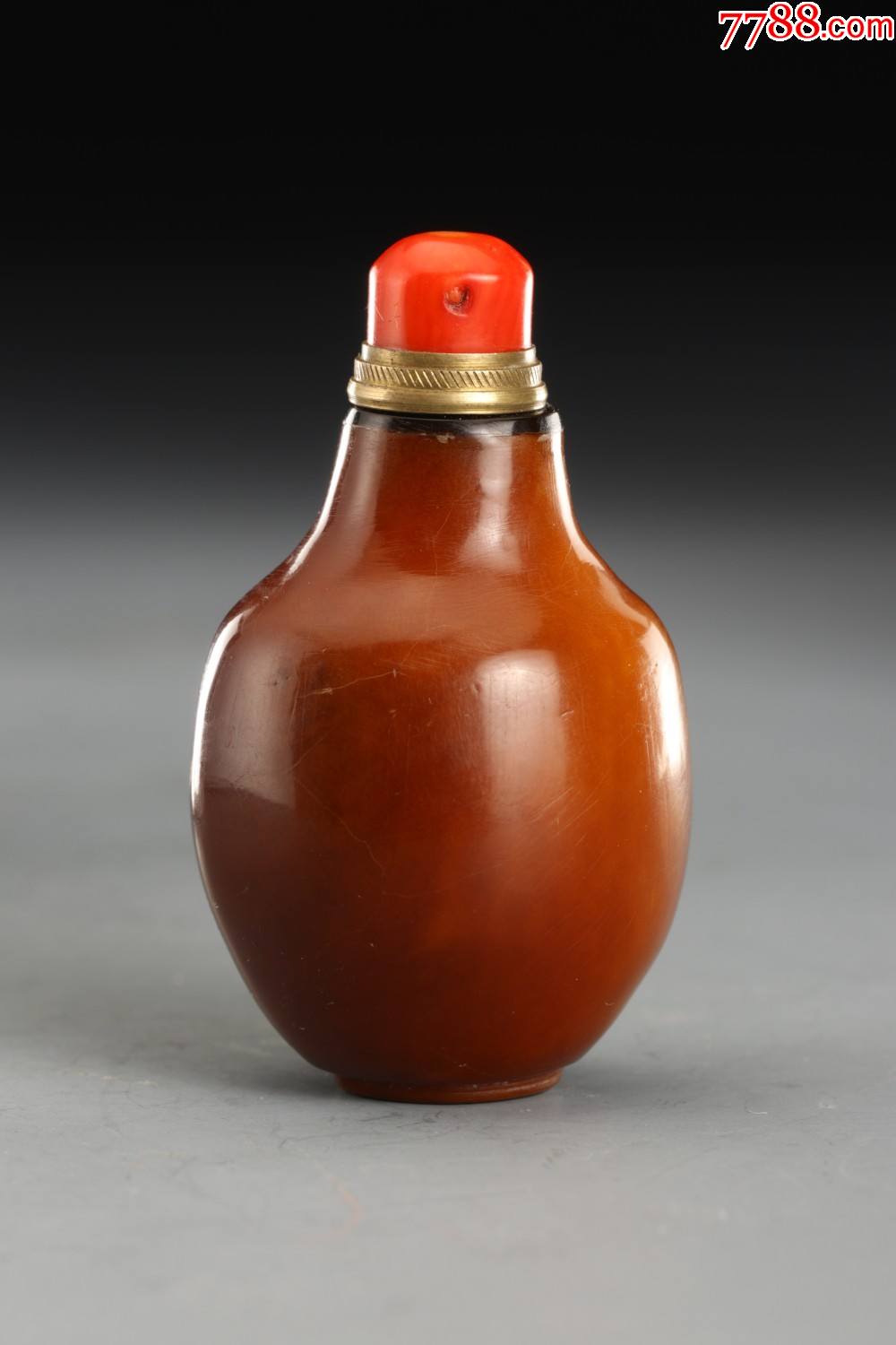 旧藏玛瑙鼻烟壶