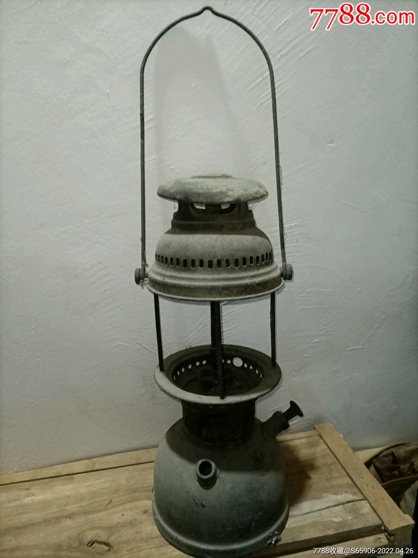 民国凤凰商标大号铜汽灯