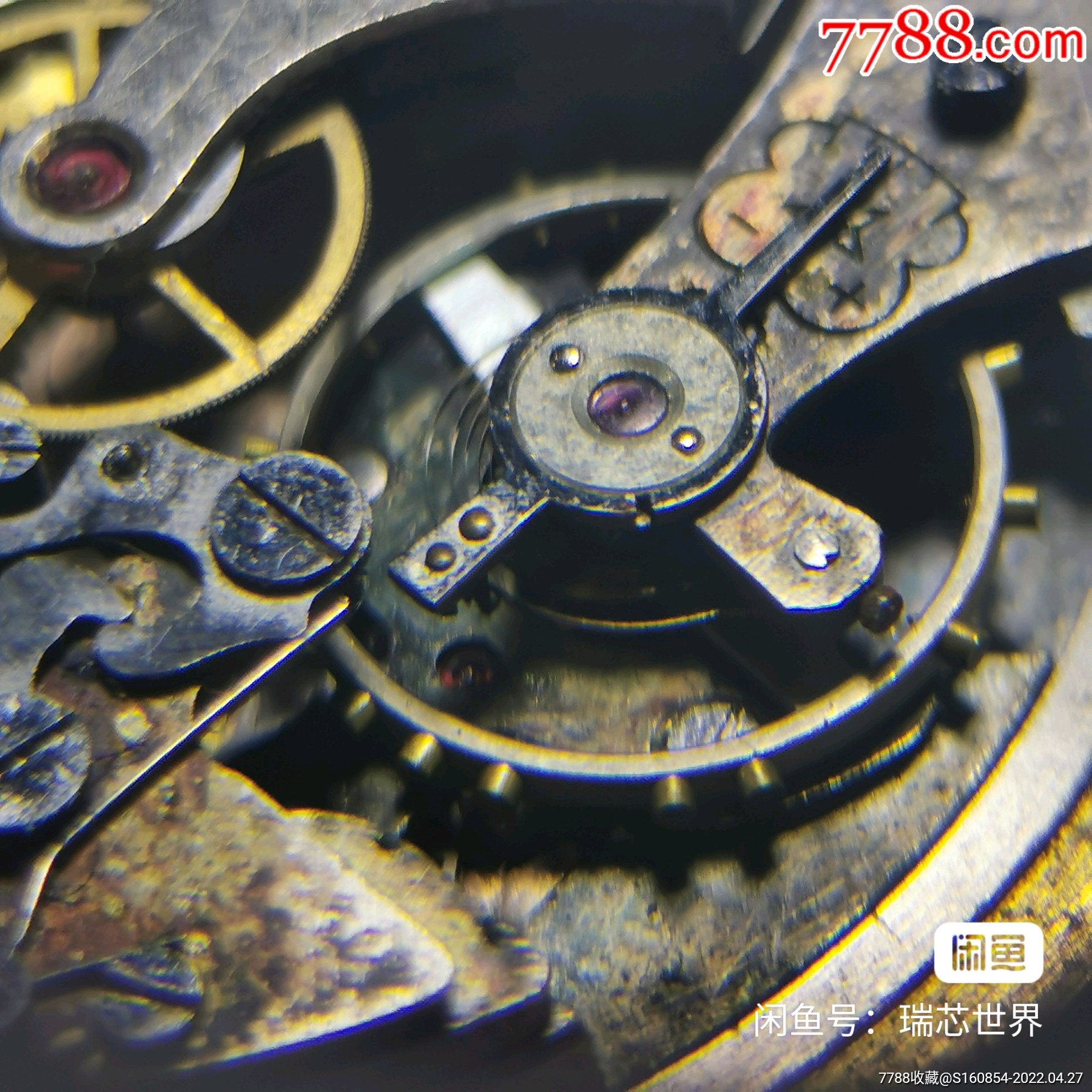 二手瑞士手动机械手表配件venus计时机芯