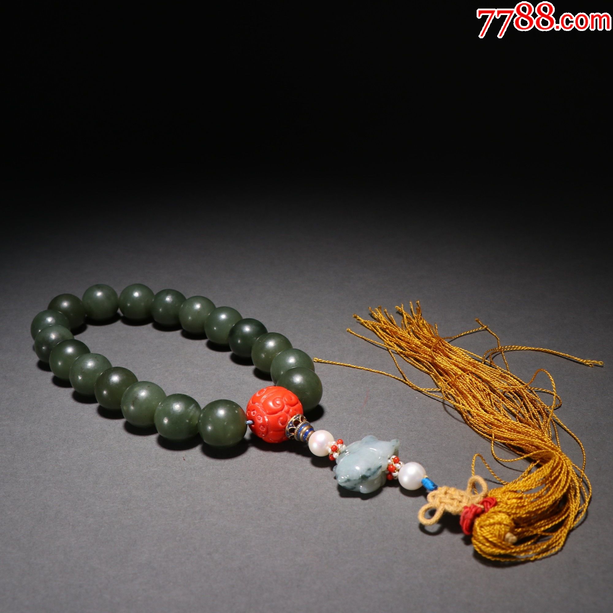 碧玉十八子手持