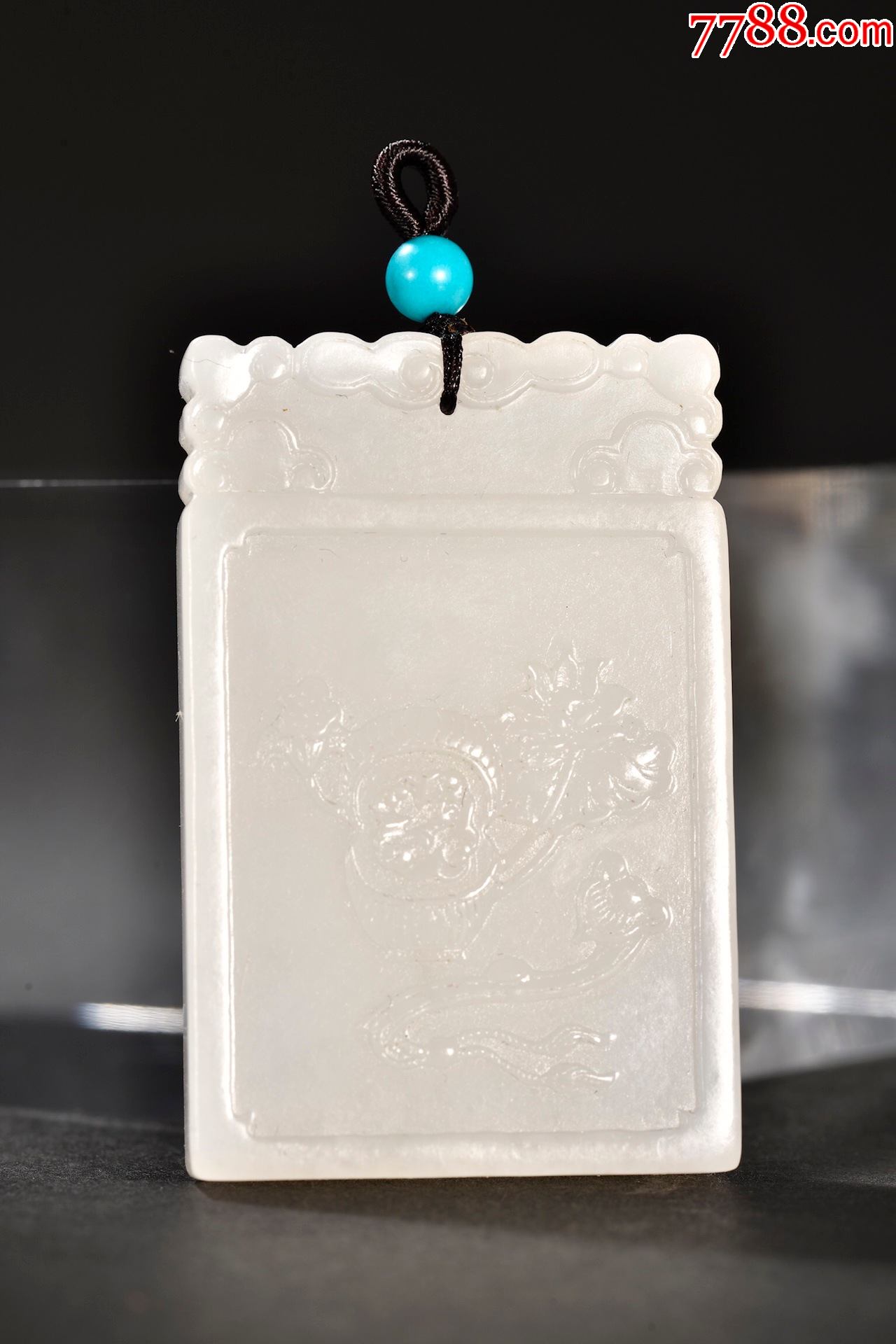 和田玉和合如意牌