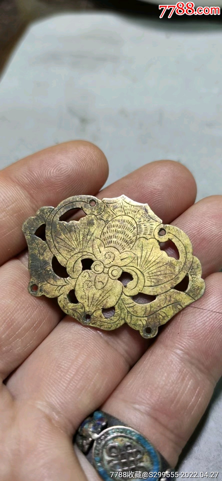 清代鎏金头饰福在眼前100