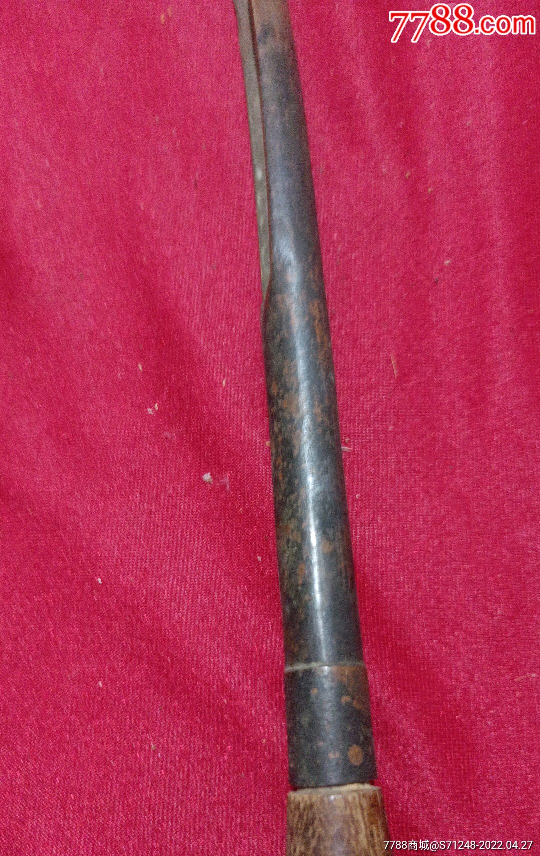 清代铜制官方验粮工具粮探子,木柄铜工具铜锥形取粮器_铜皿/盛具_第16张_7788老玩具收藏