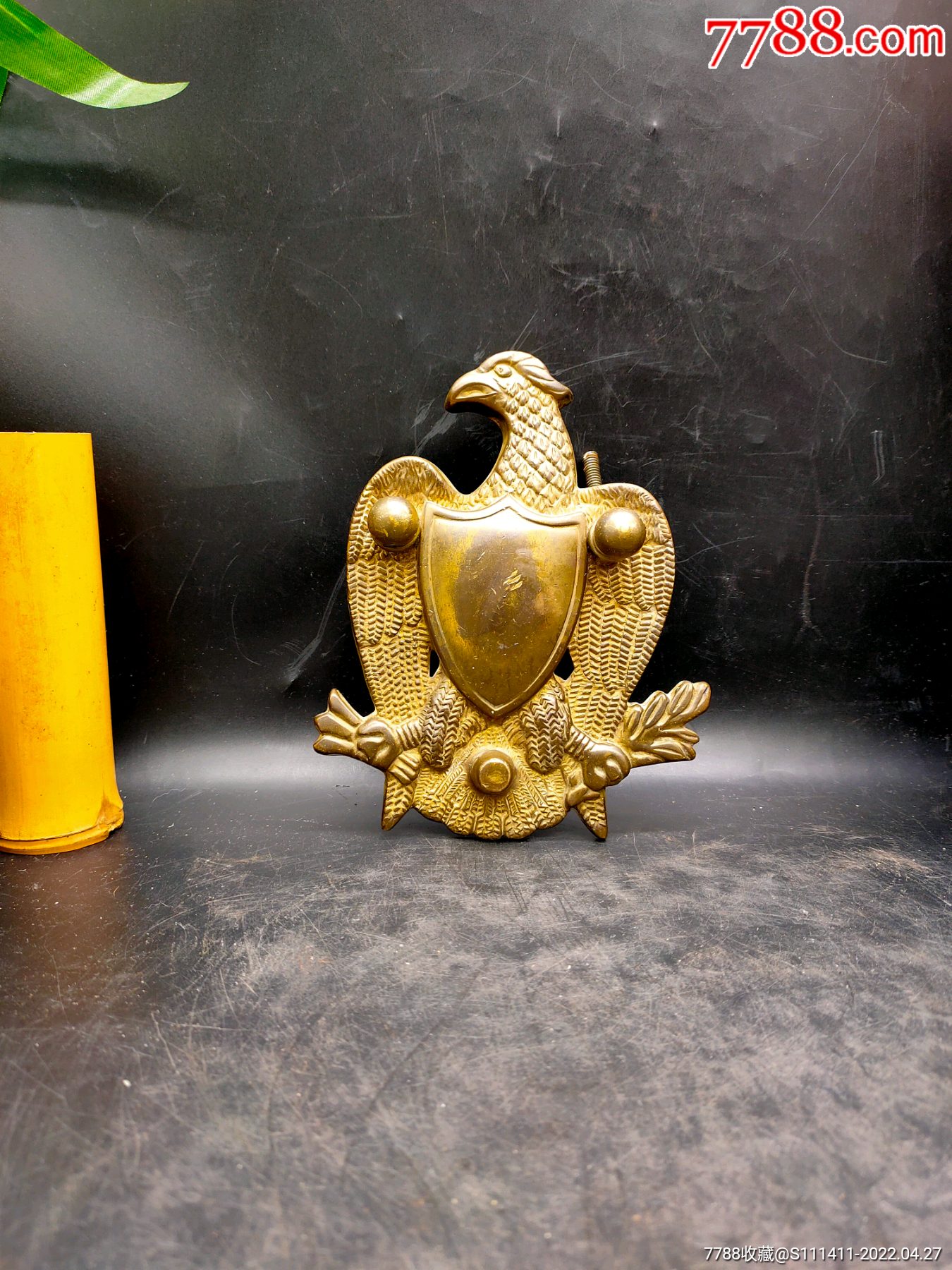 国外带回来的老鹰铜徽章