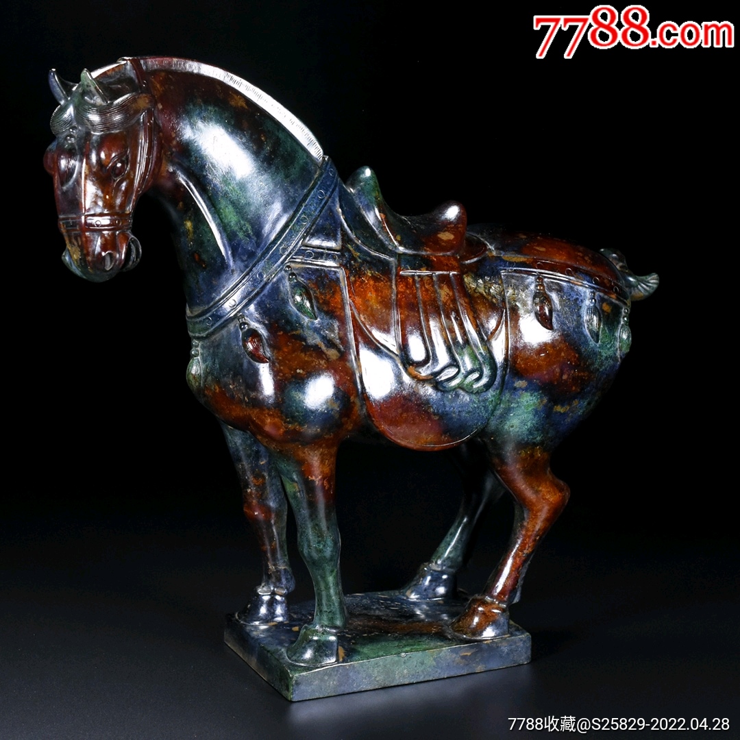 旧藏和田玉唐马351133