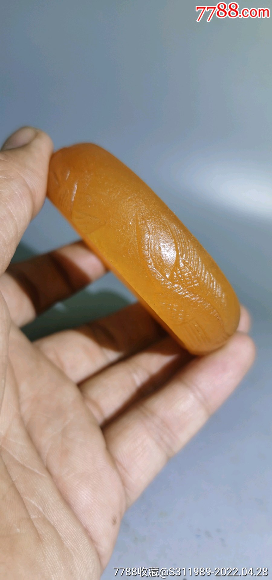 以前收的老玛瑙手镯,有雕工-价格:298元-se86776289-岫岩玉-零售-7788