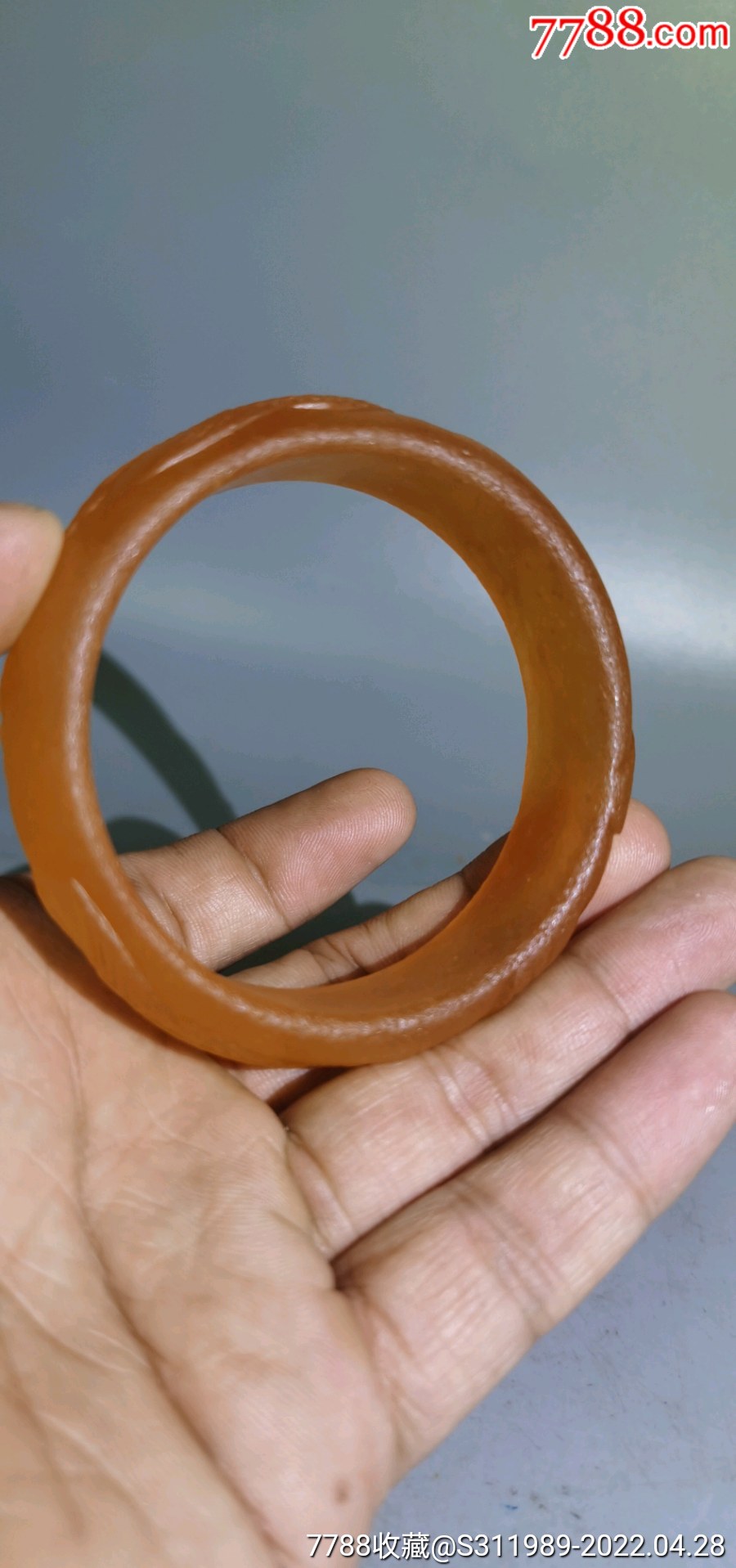 以前收的老玛瑙手镯,有雕工-价格:298元-se86776289-岫岩玉-零售-7788