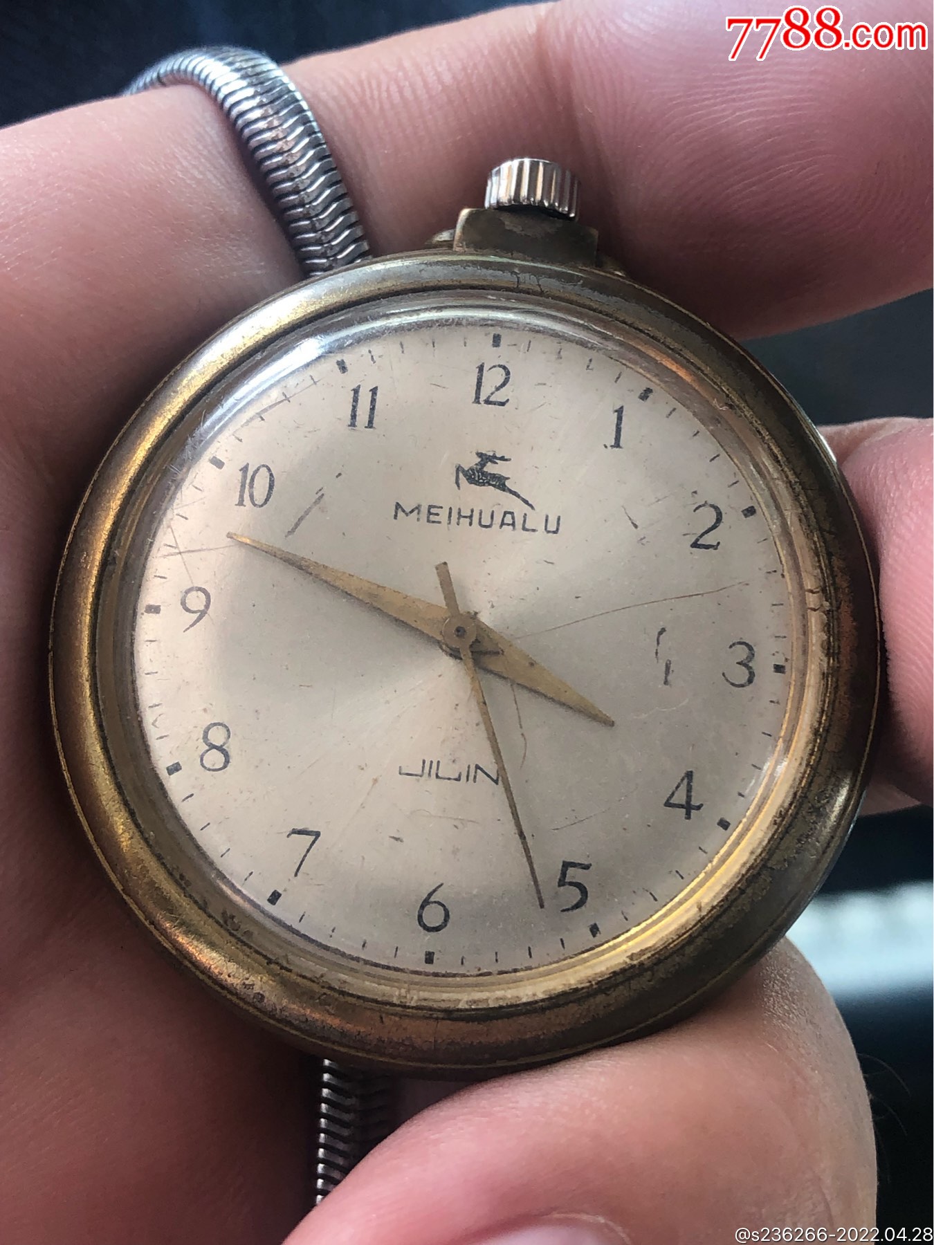 建国初吉林梅花鹿怀表