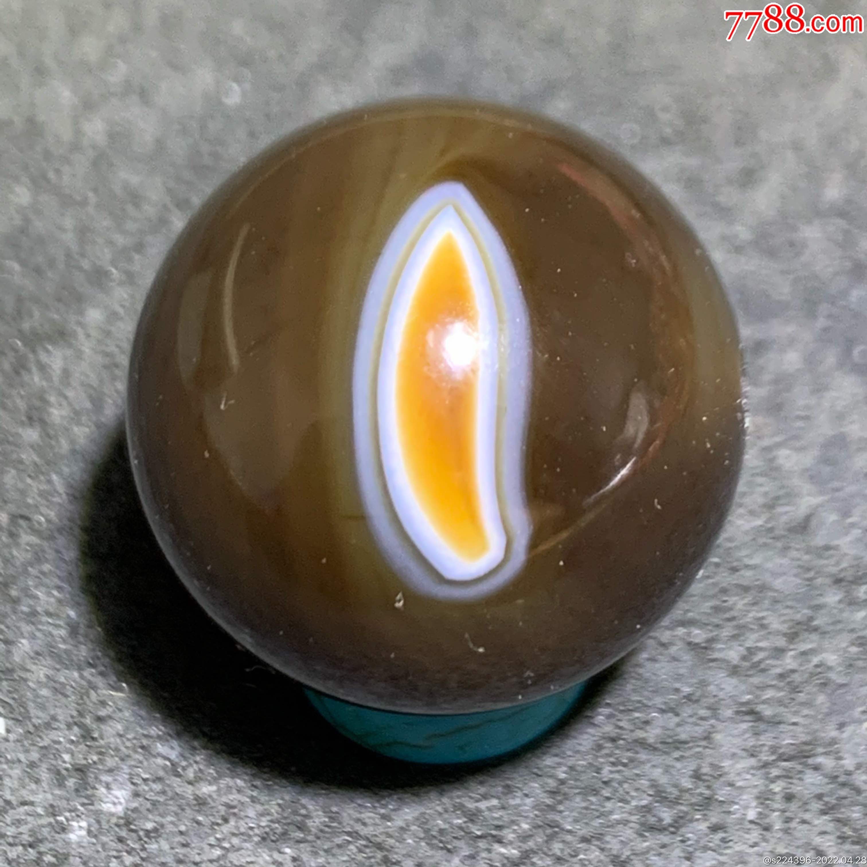 精美天眼高玉化缠丝玛瑙2.